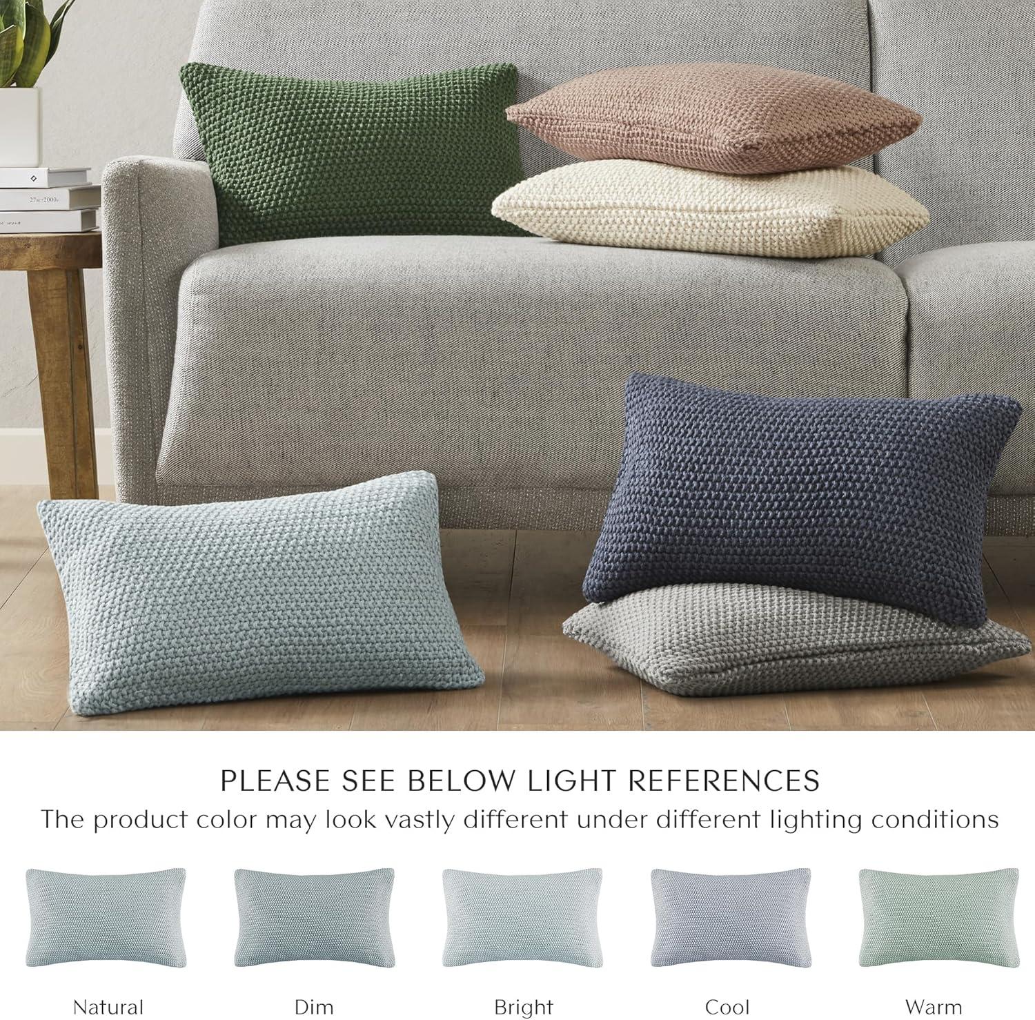 Bree Knit Oblong Pillow Sham