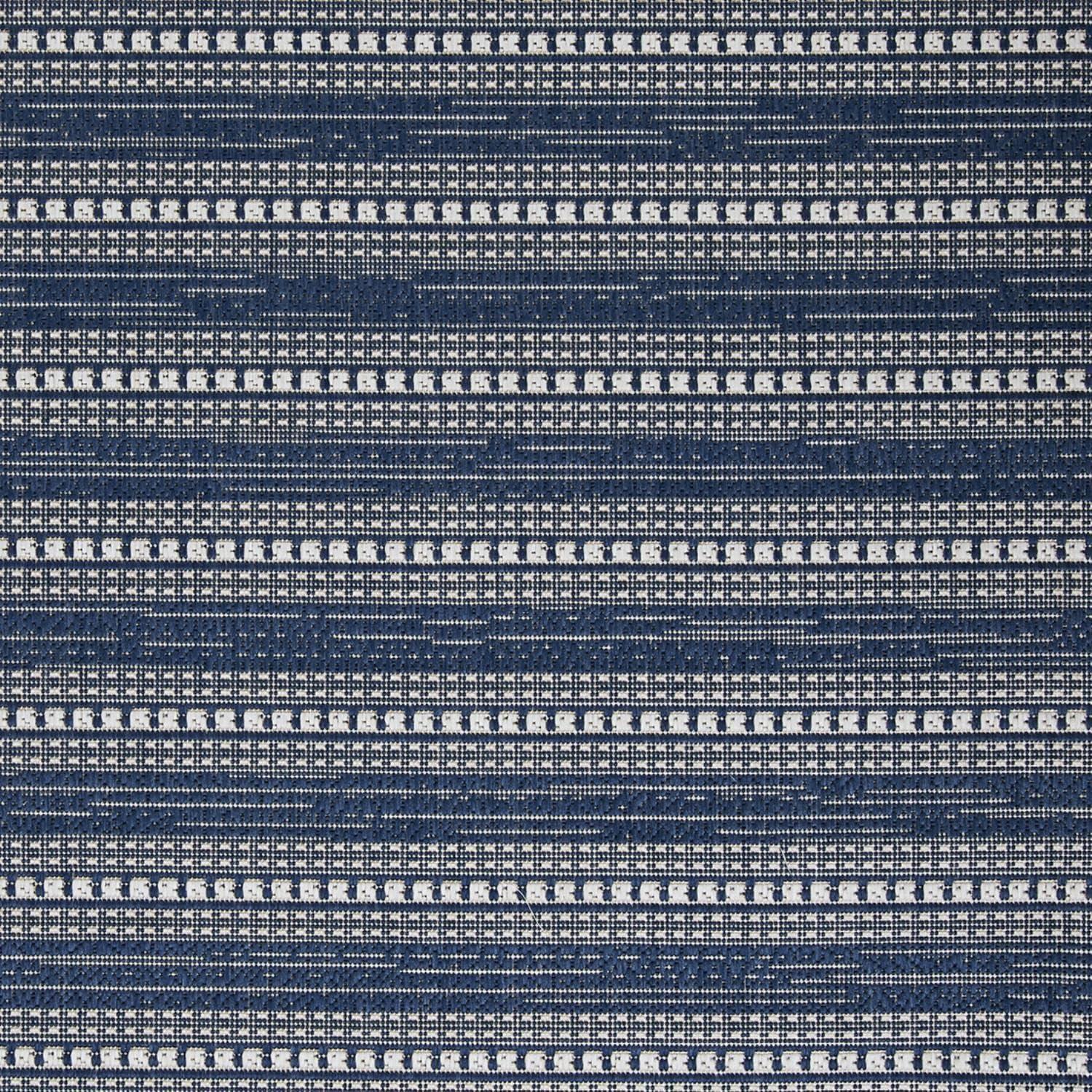 Couristan Afuera Beachcomber 3' x 5' Marine Striped Nautical Outdoor Rug