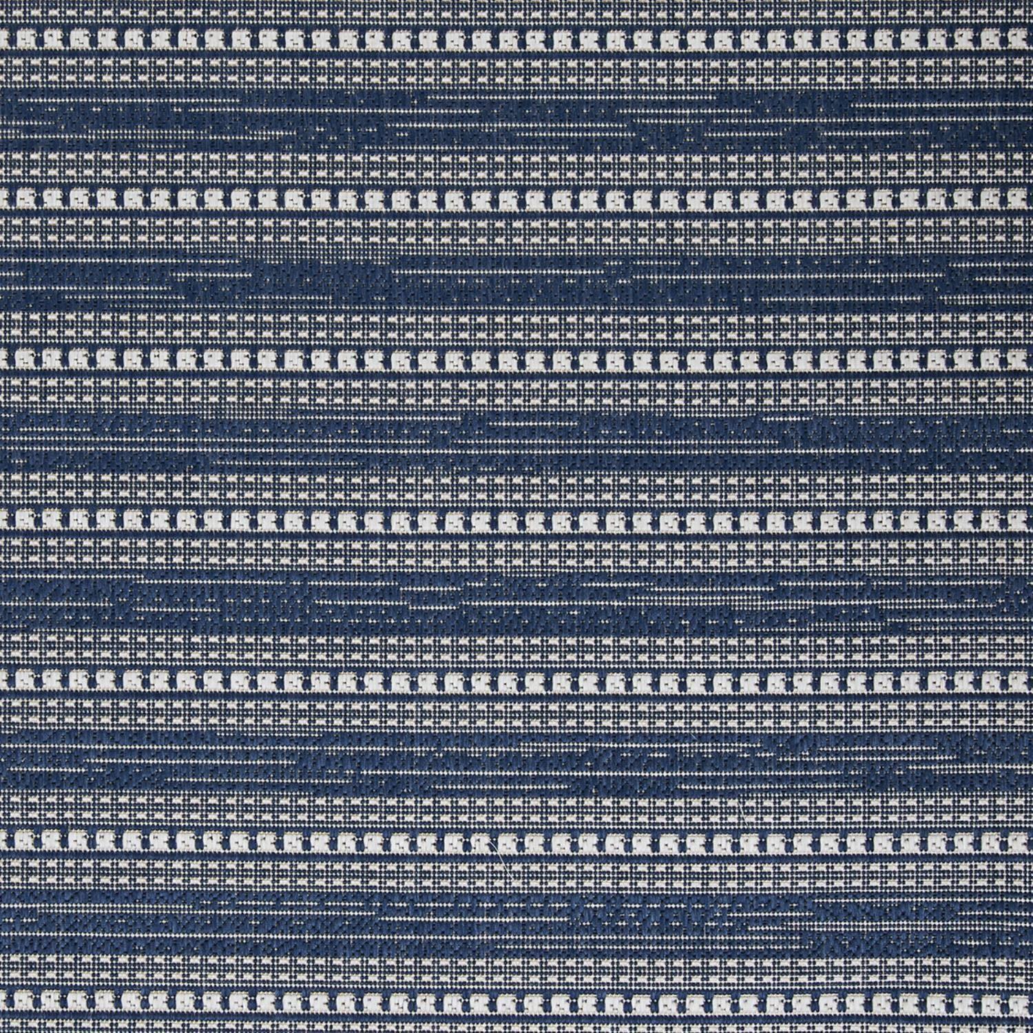Couristan Afuera Beachcomber 3' x 5' Marine Striped Nautical Outdoor Rug