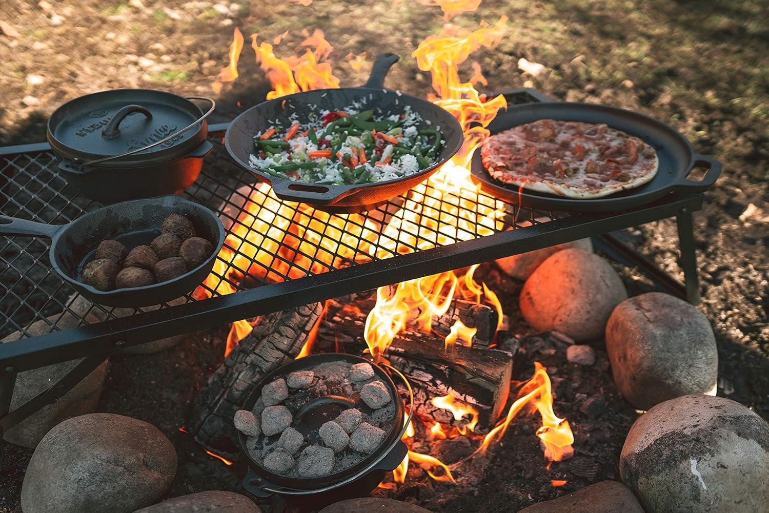 Stansport Pre-Seasoned Cast Iron Pizza Pan