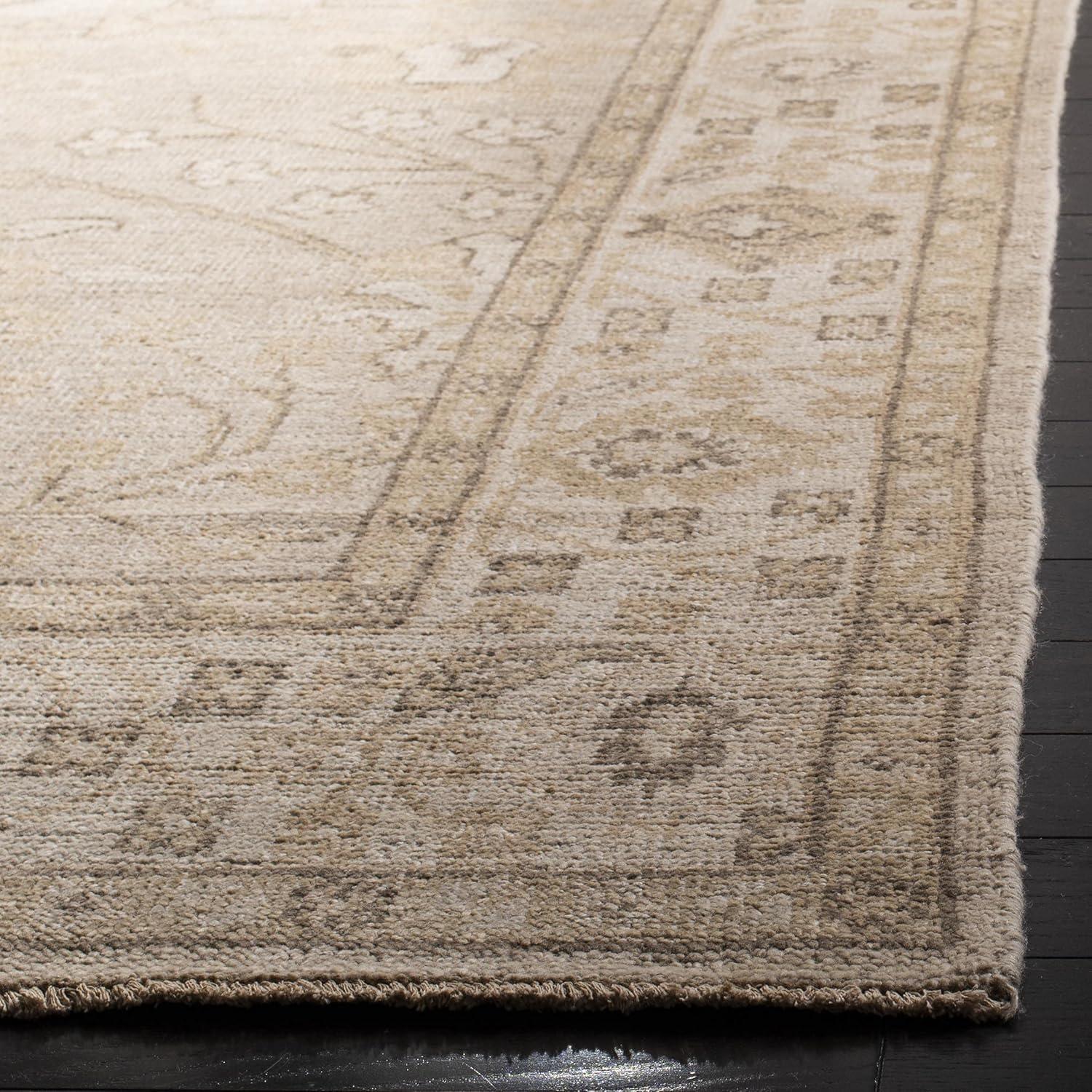 Izmir IZM134 Hand Knotted Area Rug - Gold/Ivory - 8'x10' - Safavieh