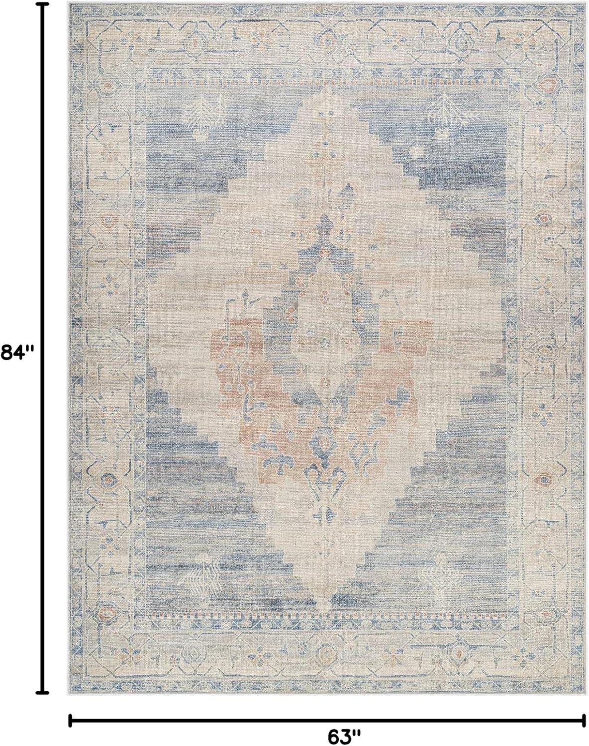 Becki Owens x Livabliss Luca Oriental Blue/Ivory Area Rug