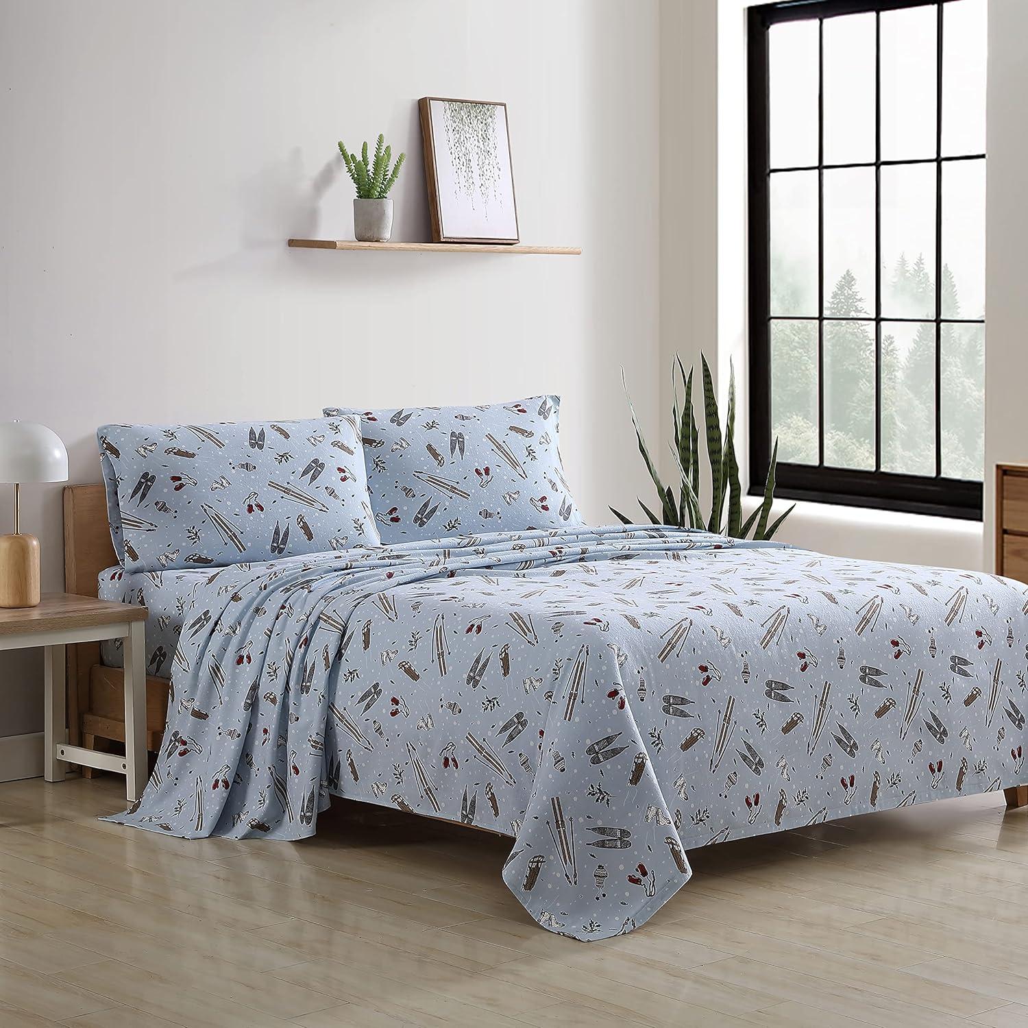 Patterned Flannel Sheet Set - Eddie Bauer