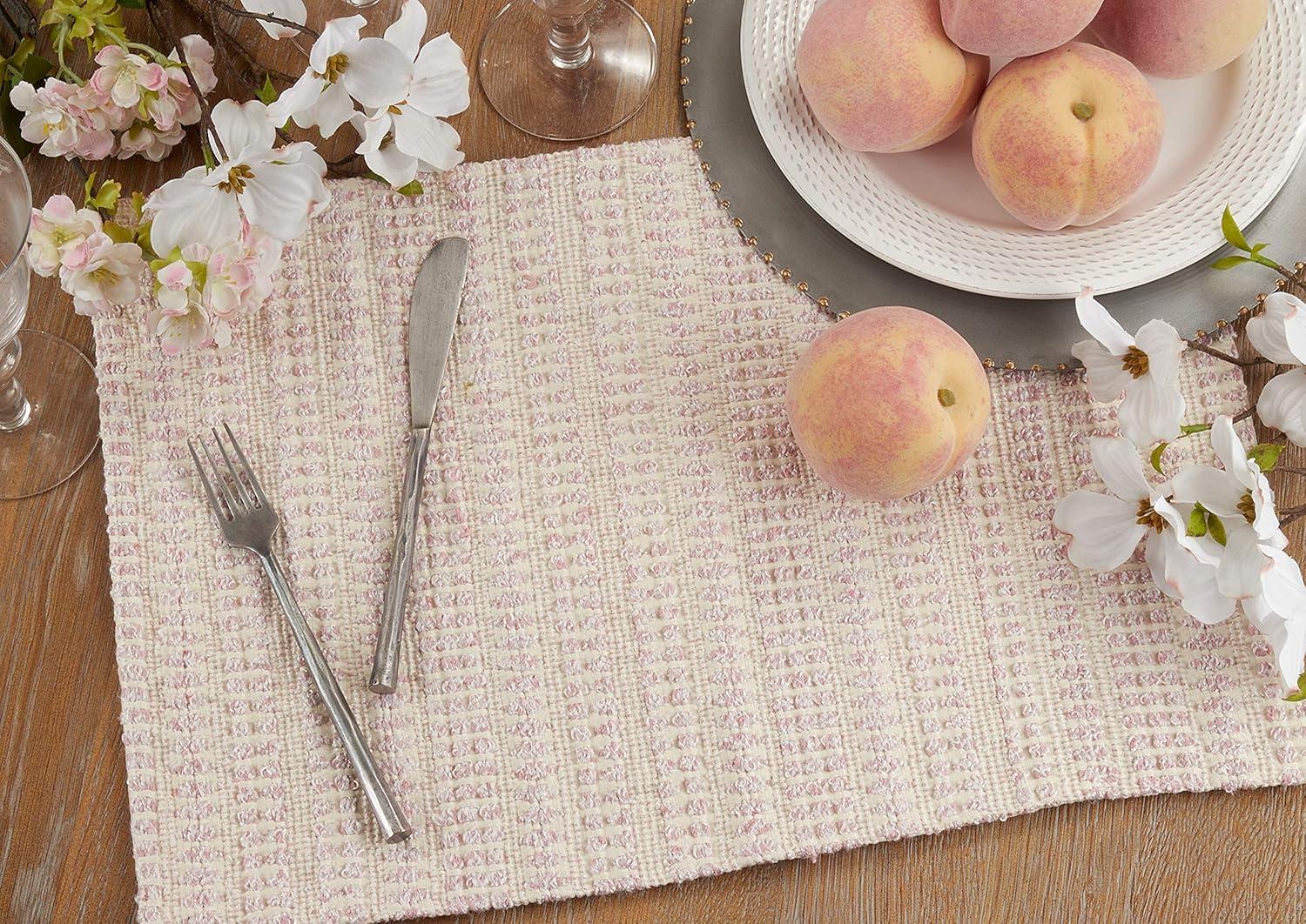 Celeste Striped Rectangle Placemat