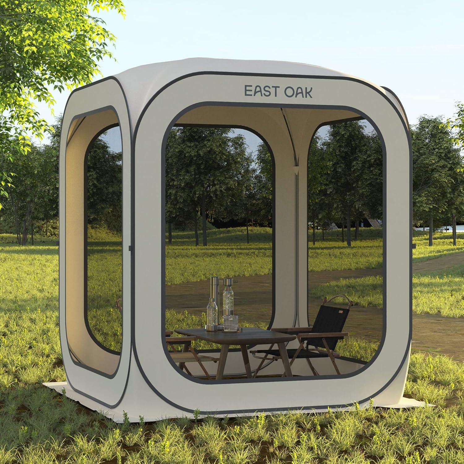 EAST OAK EAST OAK Screen House Tent Pop-Up 6 x 6 FT