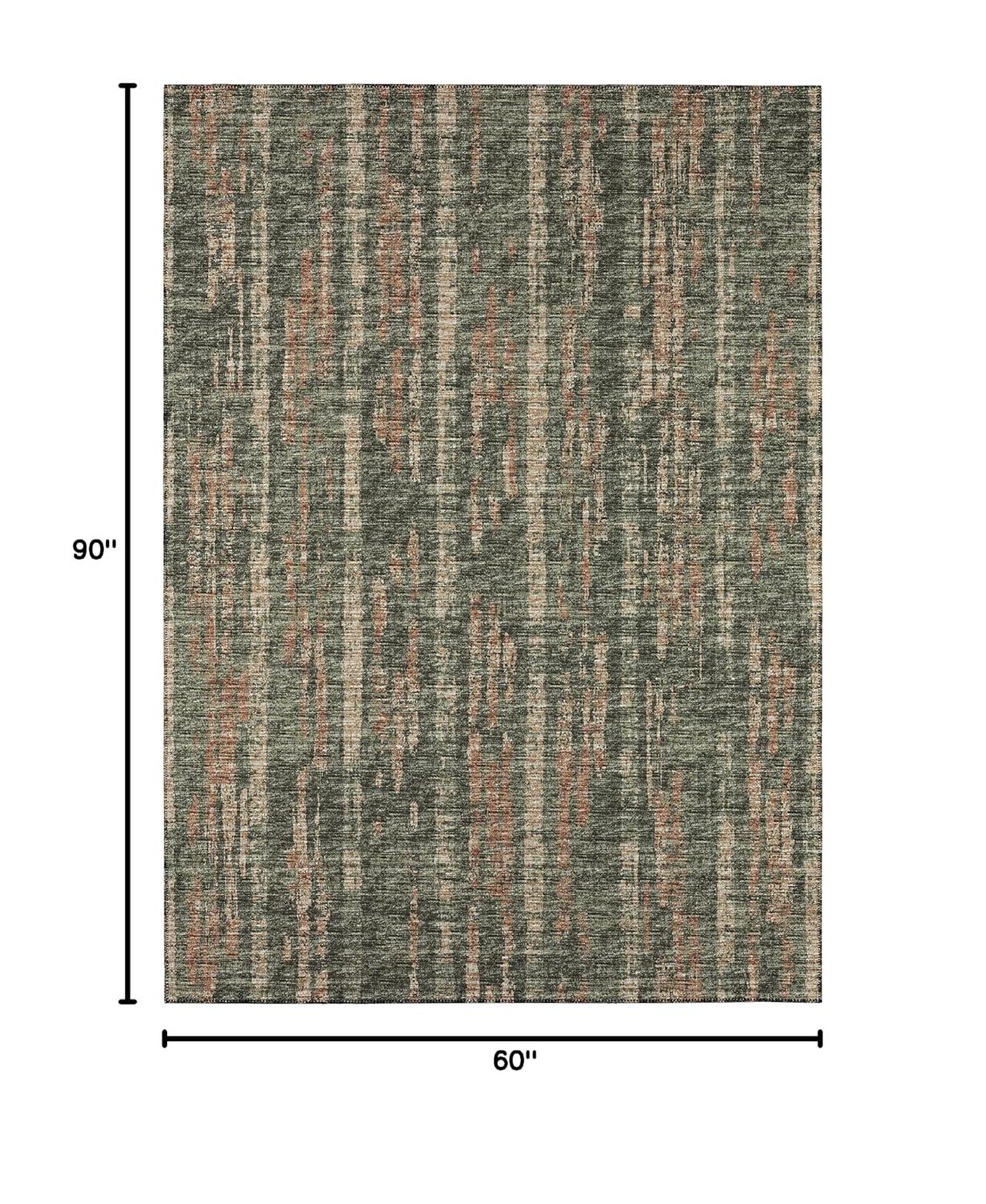 Chenille Abstract Rug