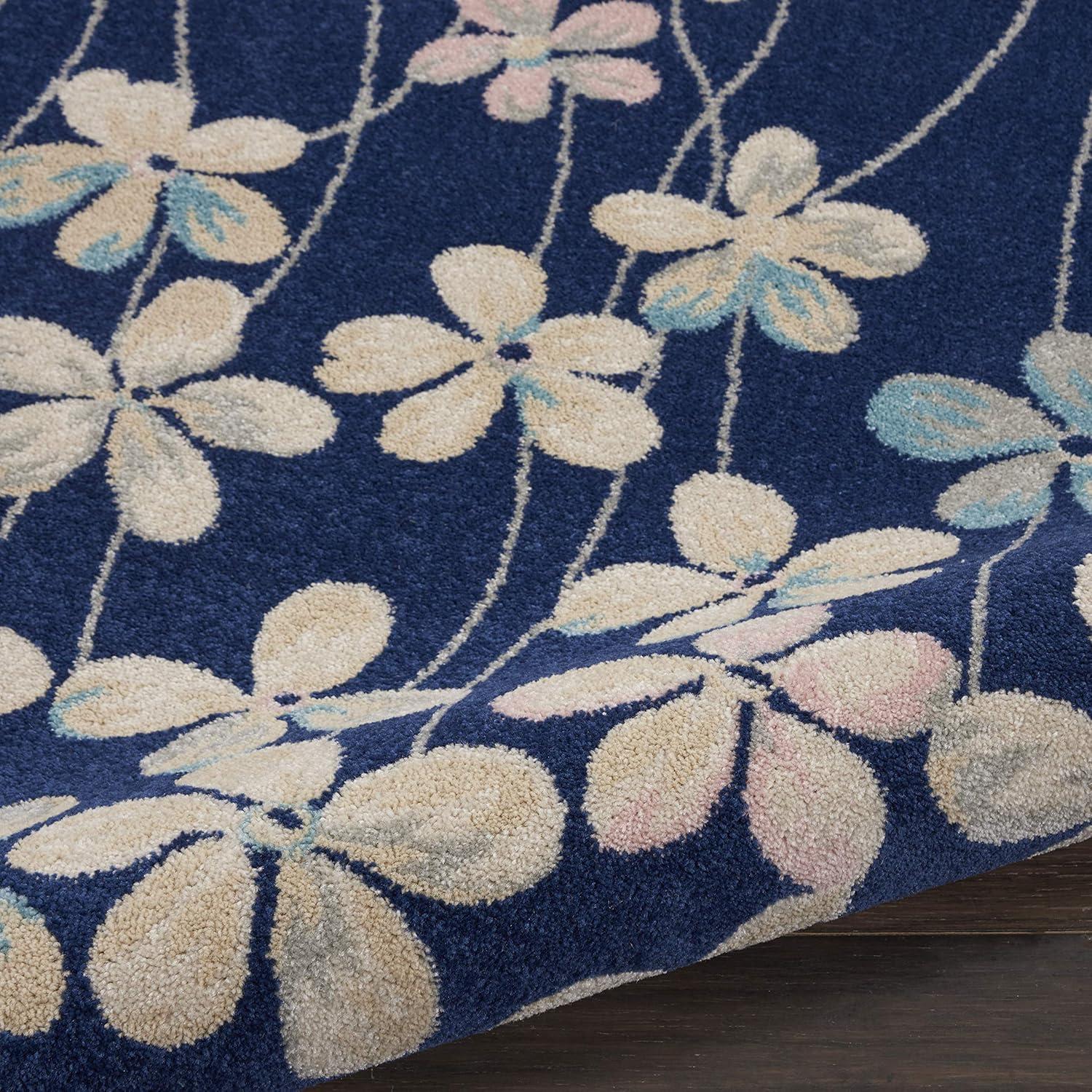 Nourison Tranquil Bohemian Botanical Bloom Area Rug