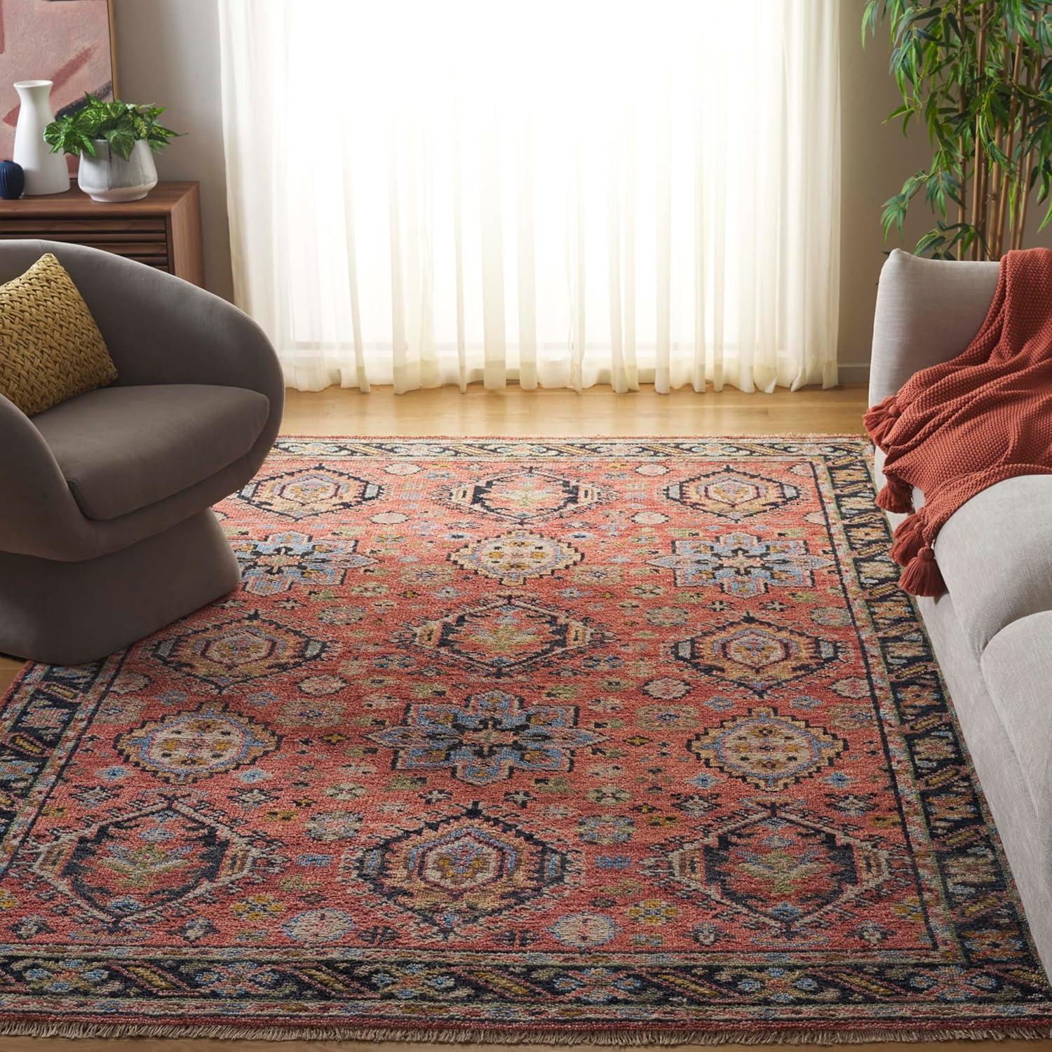 Safavieh Hand Knotted 70% Wool And 30% Cotton Oriental Rug