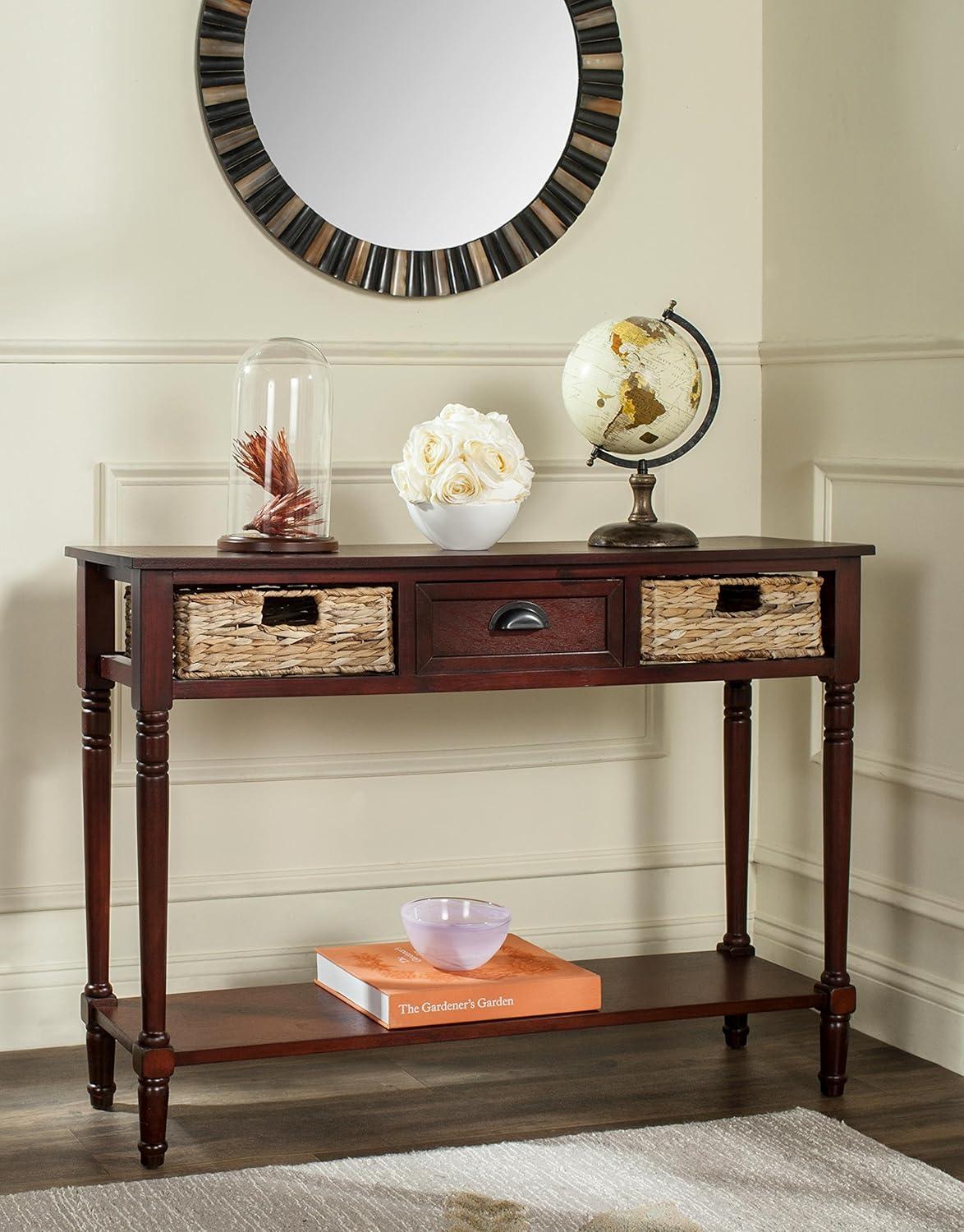 Christa Console - AMH5737A - Black - Safavieh Couture
