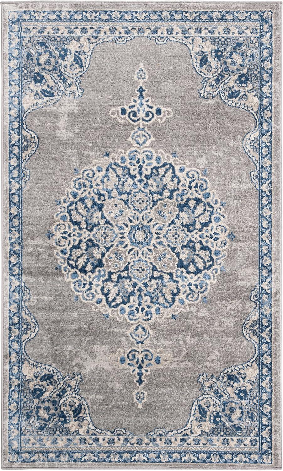 Carlisle Light Gray/Blue Rug