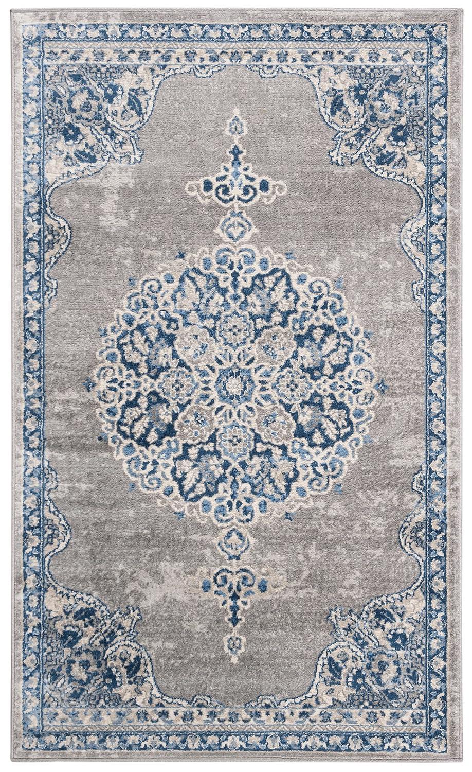 Kelly Clarkson Home Carlisle Light Gray/Blue Rug