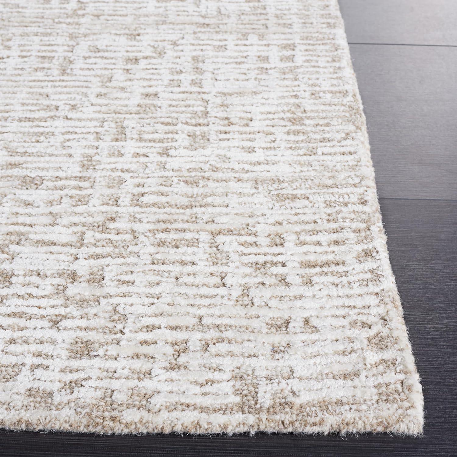 SAFAVIEH Glamour Ida Abstract Area Rug, Natural/Ivory, 8' x 10'