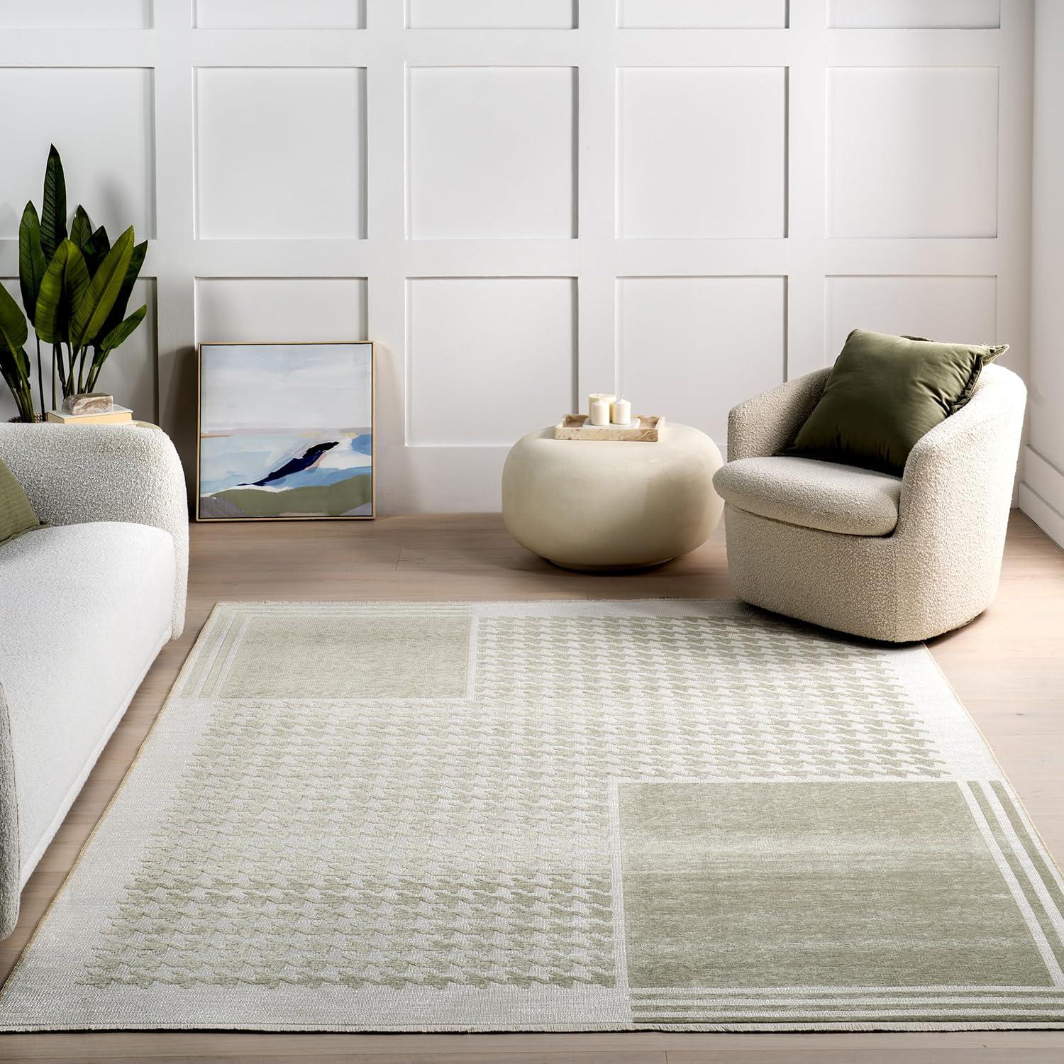 Nuloom Iyla Geometric Reversible Indoor Area Rug