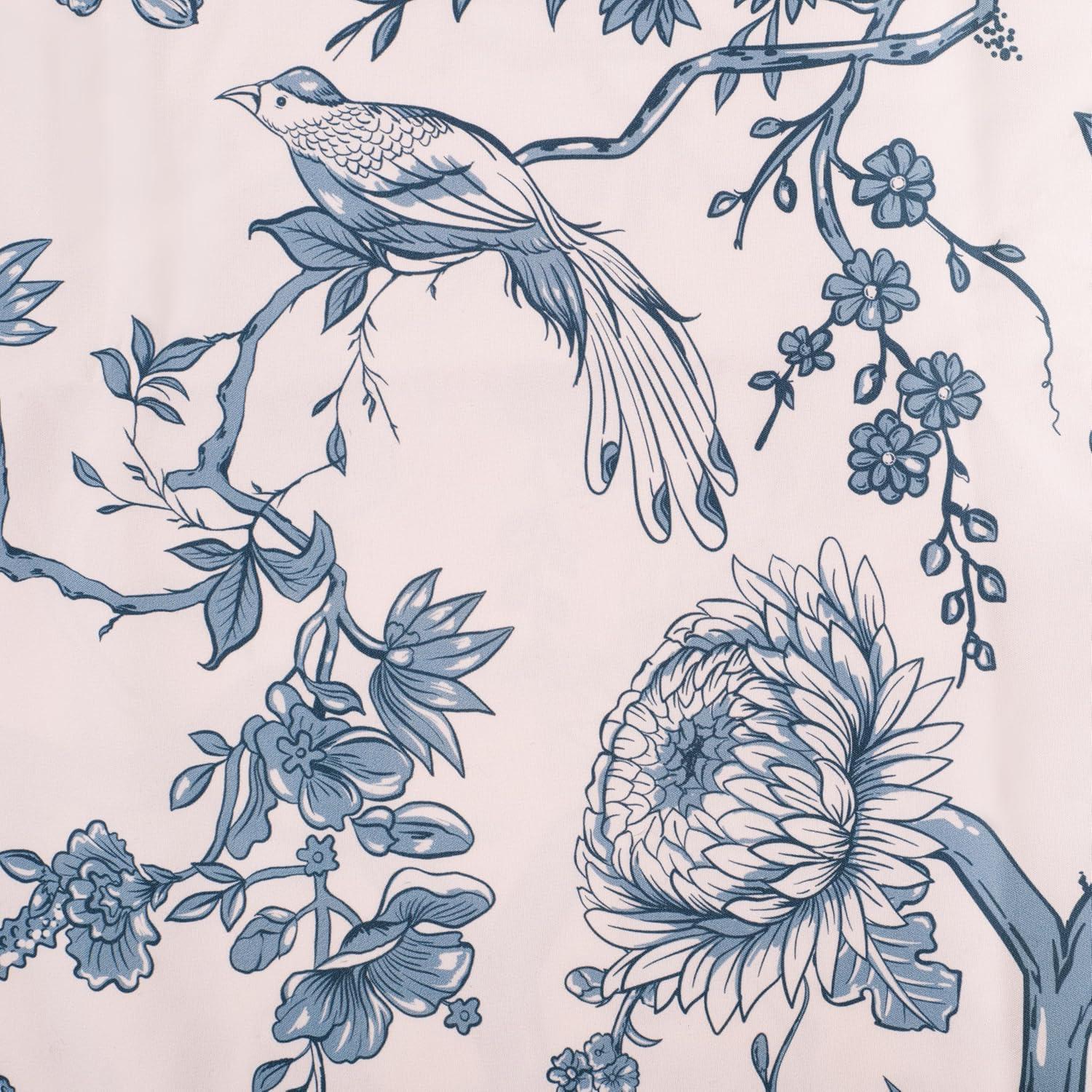 Chanasya Chanasya Antique Toile Double Brushed Microfiber Duvet Cover Set