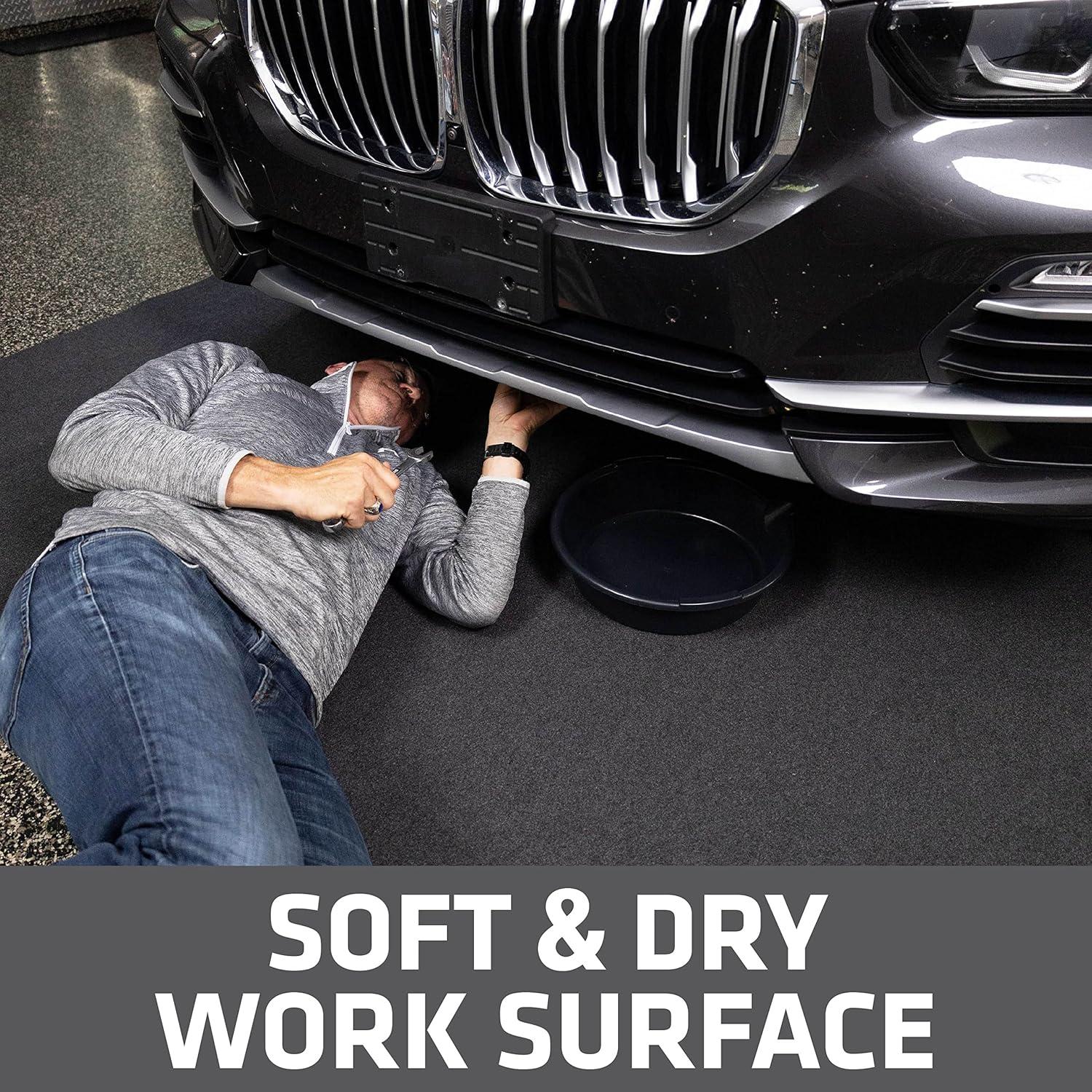 Drymate Oil Spill Mat, Protects Garage Floor, Absorbent, Waterproof, Reusable, Washable