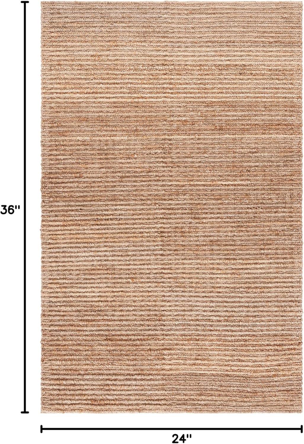 SAFAVIEH Natural Fiber Bryon Braided Jute Area Rug, Natural, 2' x 3'