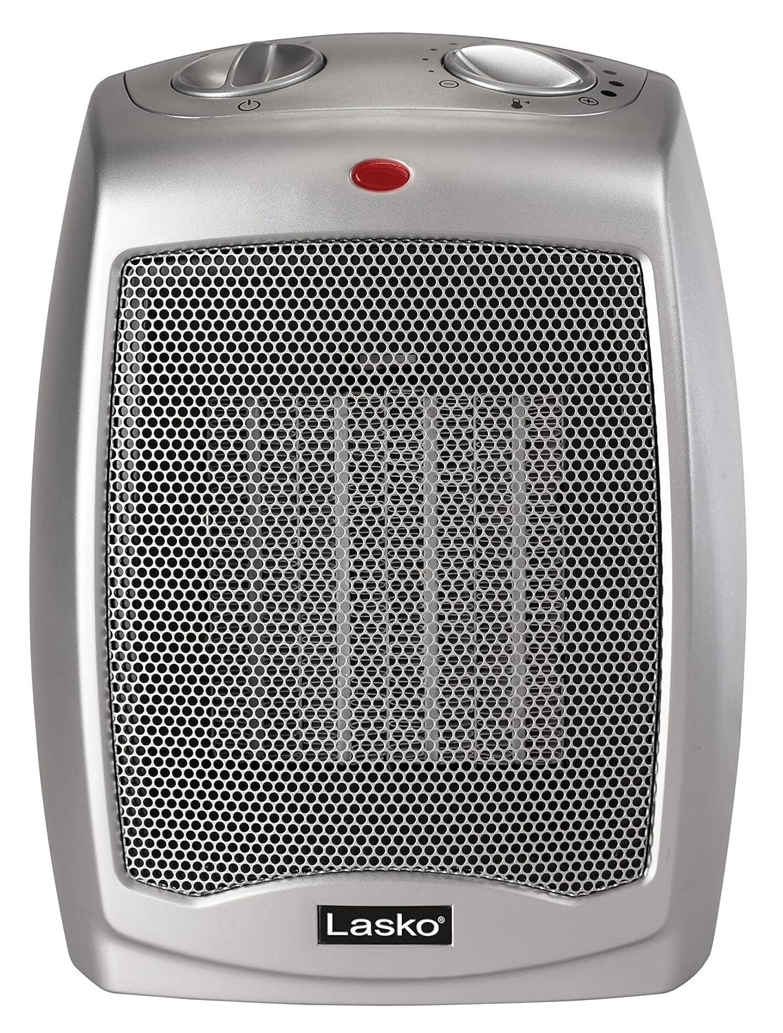 Lasko Ceramic 1500 Watt 5118 BTU Electric Compact Space Heater with Adjustable Thermostat