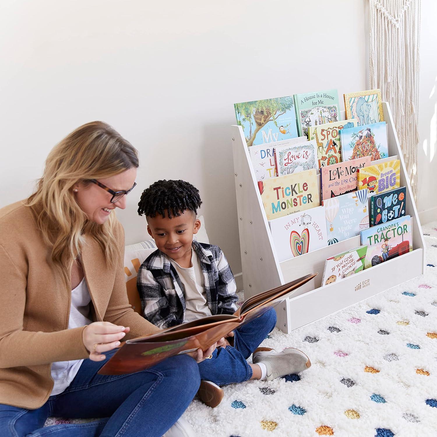 ECR4Kids ECR4Kids Streamline Single-Sided Book Display with Storage