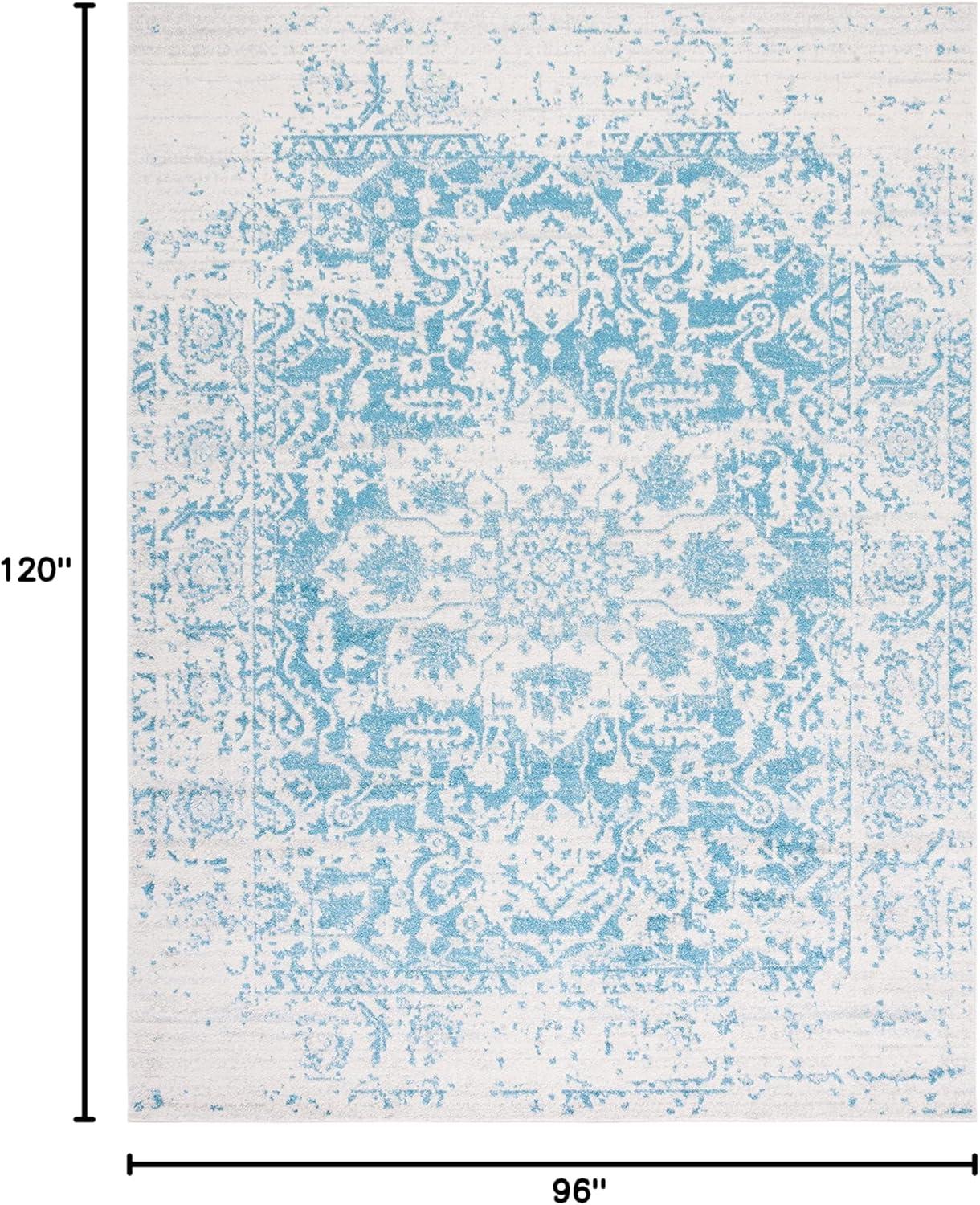 Madison MAD603 Power Loomed Indoor Area Rug - Teal/Ivory - 8'x10' - Safavieh