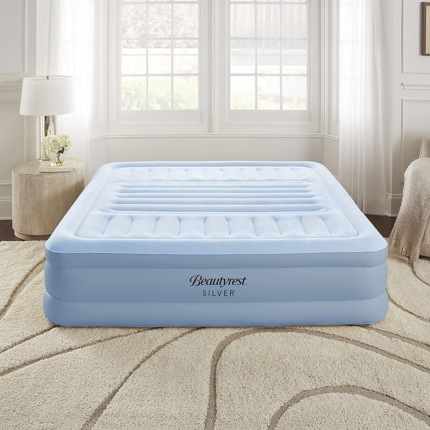 Beautyrest Lumbar Supreme 3-Zone Adjustable Air Mattress with Built-in Pump - Queen