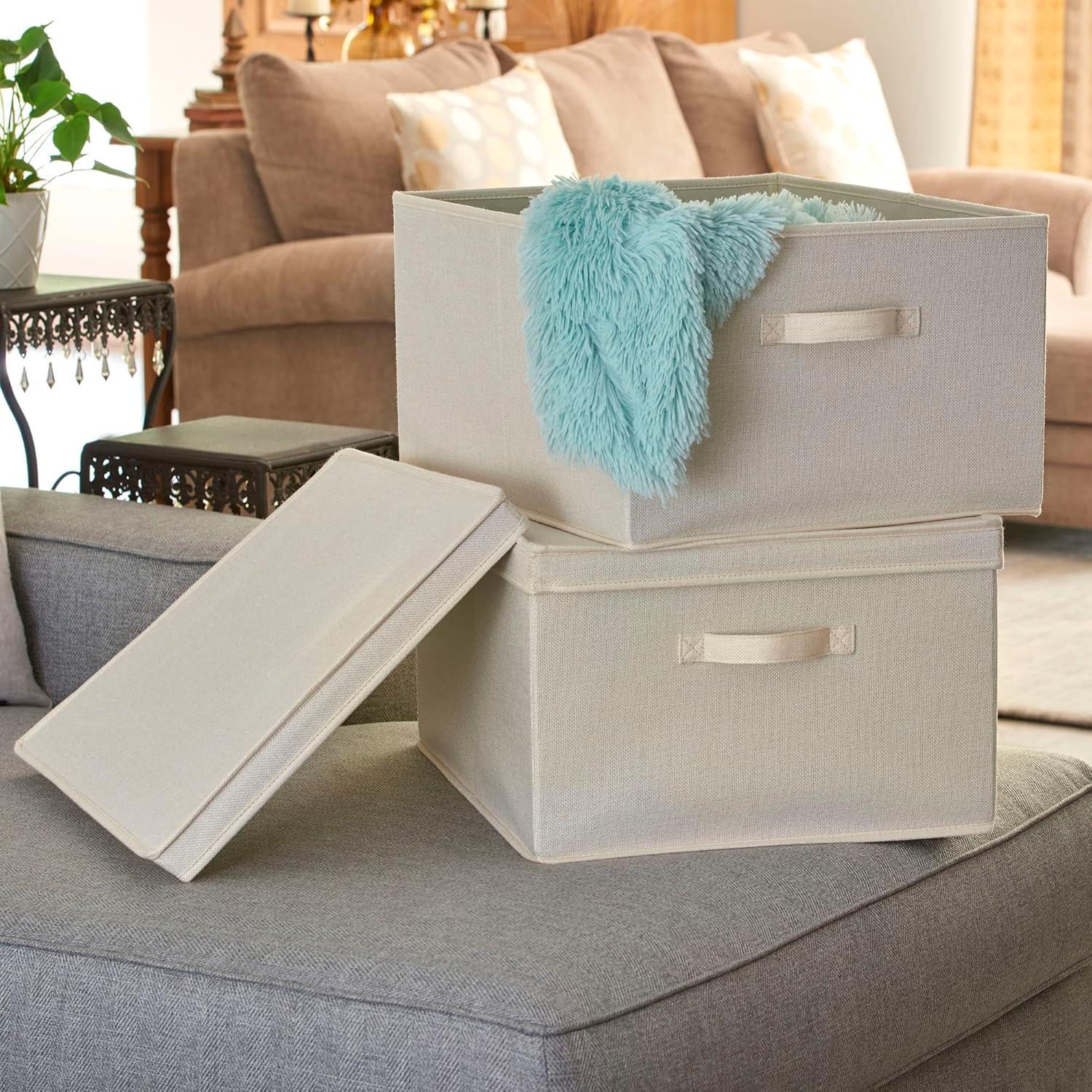 Household Essentials Household Essentials Fabric Bin (Set of 2)