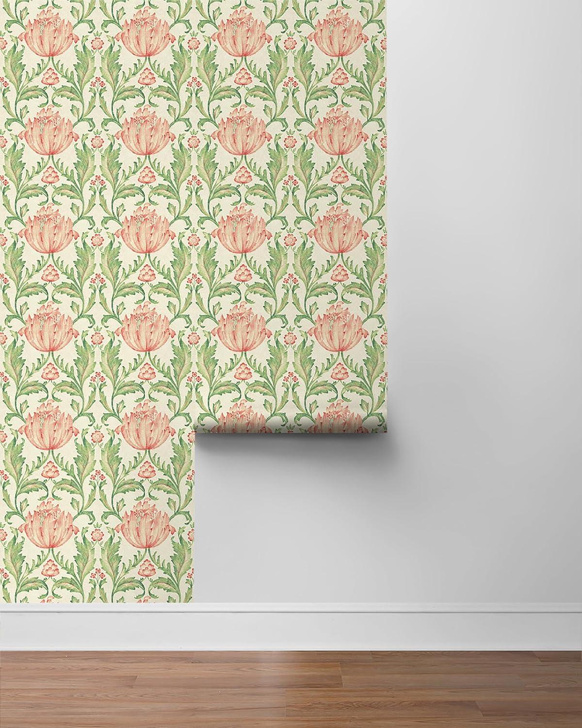 Spring Floral Self-Adhesive Vinyl Wallpaper, 20.5" x 216"