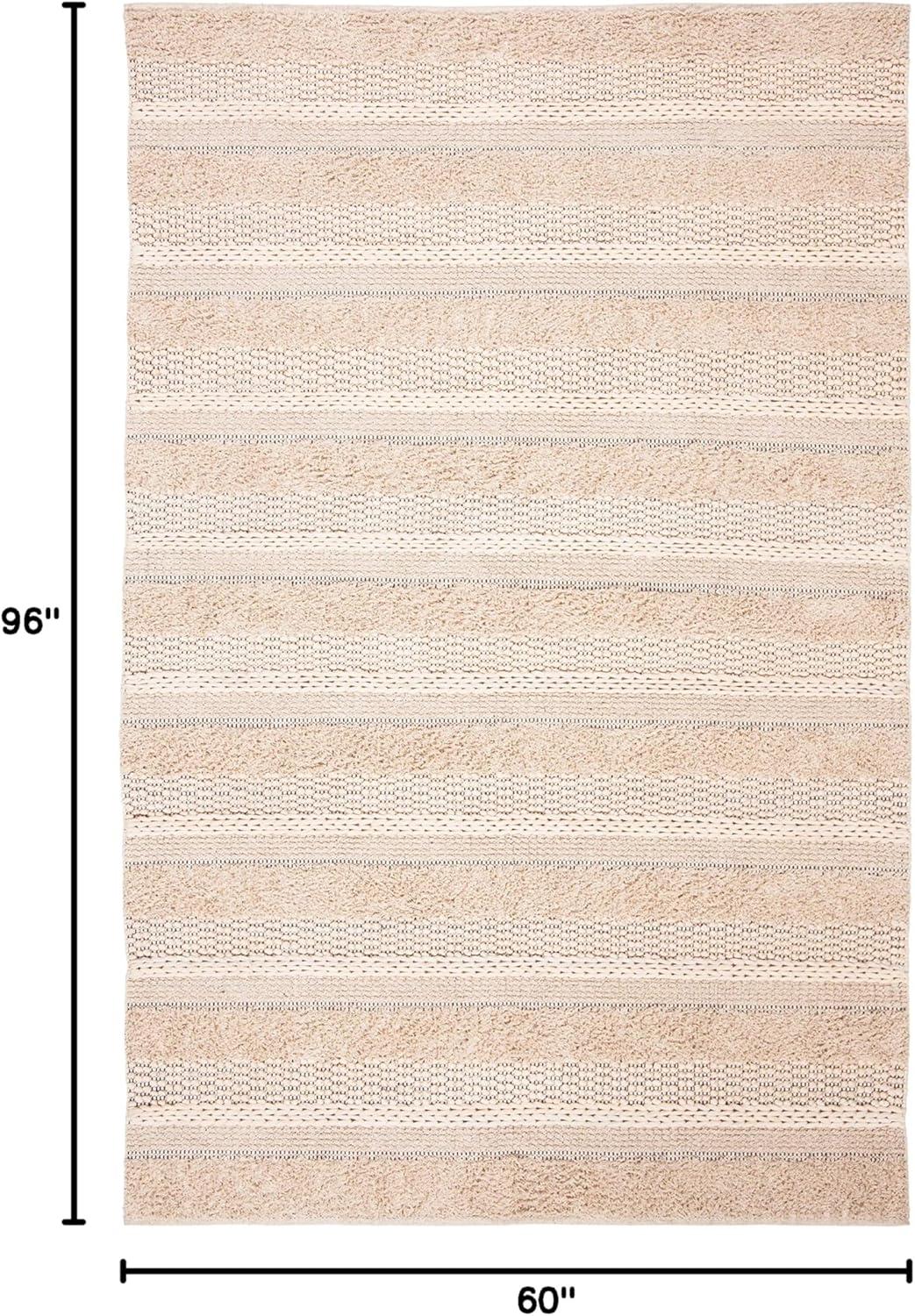 Natura NAT651 Hand Woven Area Rug - Ivory - 5'x8' - Safavieh