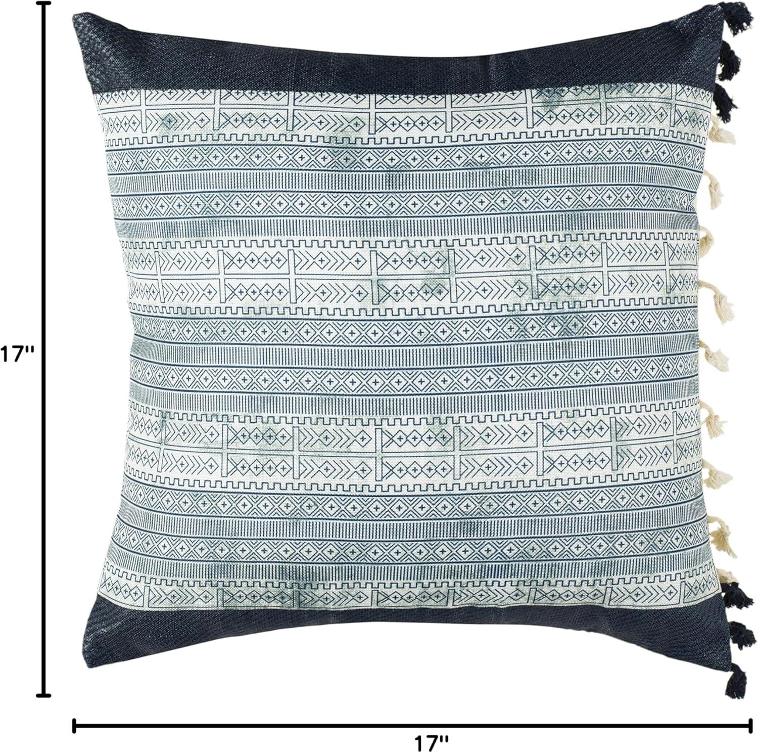 Calloway Tassels Reversible Throw Pillow