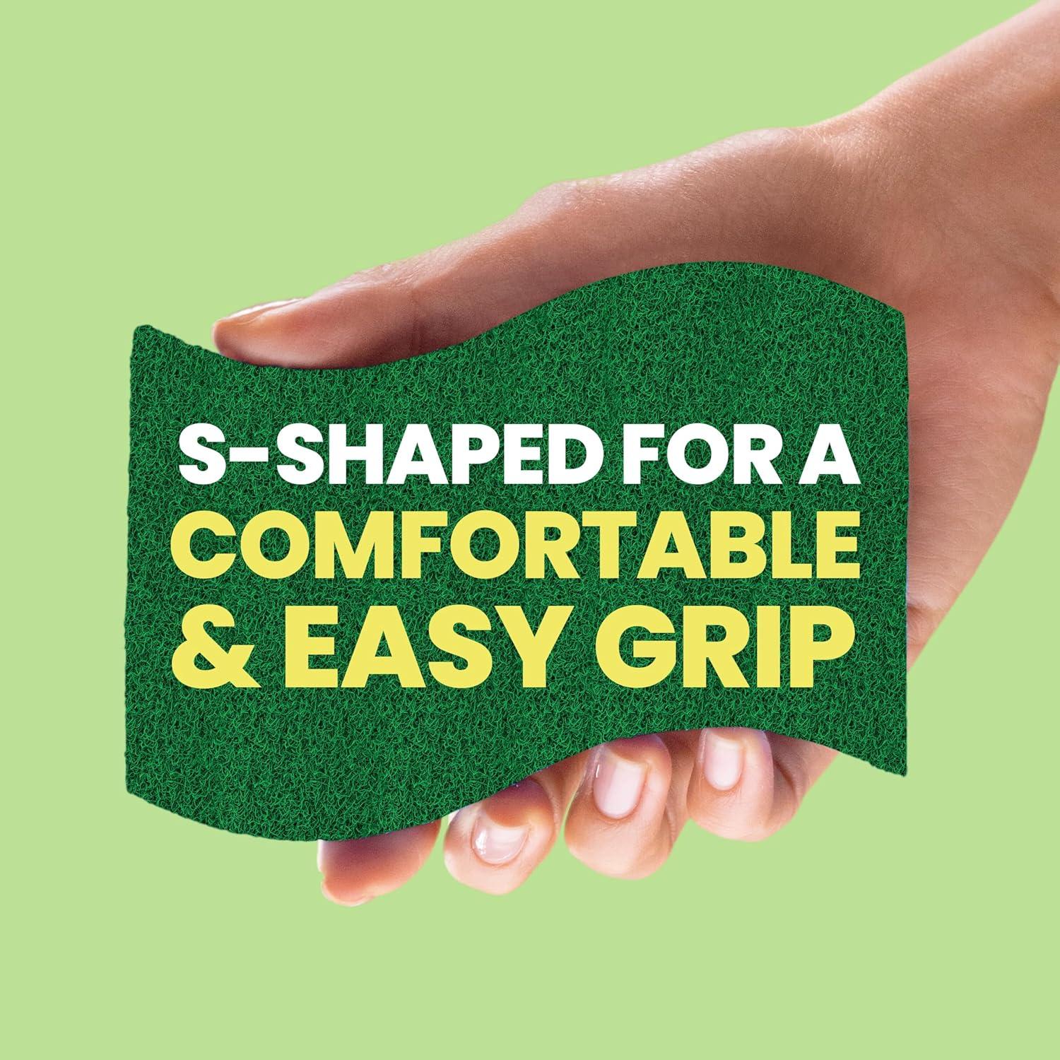 Scotch-Brite Heavy Duty Scrub Sponge Green/Yellow 3/Pack (HD-3) 517899