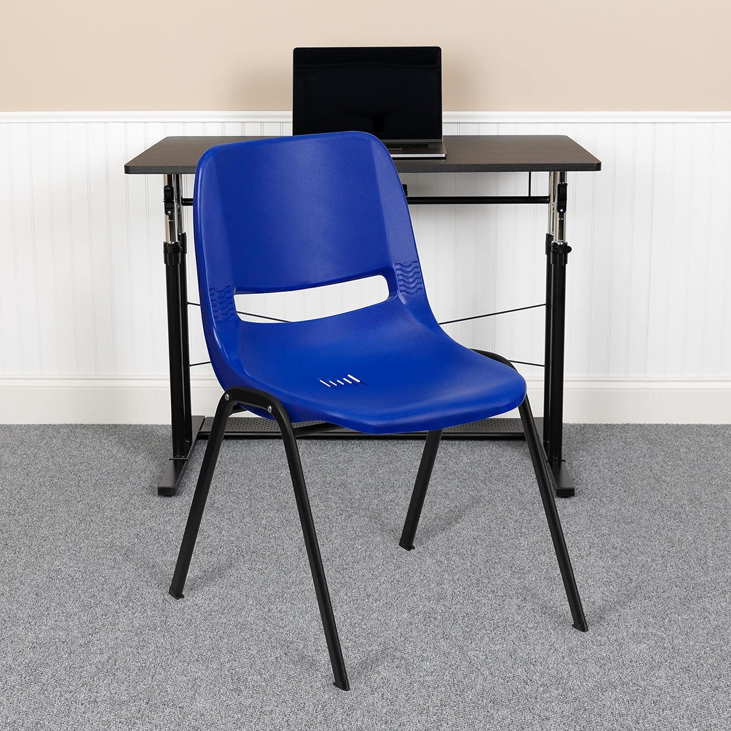 Flash Furniture Keaton Plastic Stacking Shell School Chairs by Flash Furniture (Set of 5)