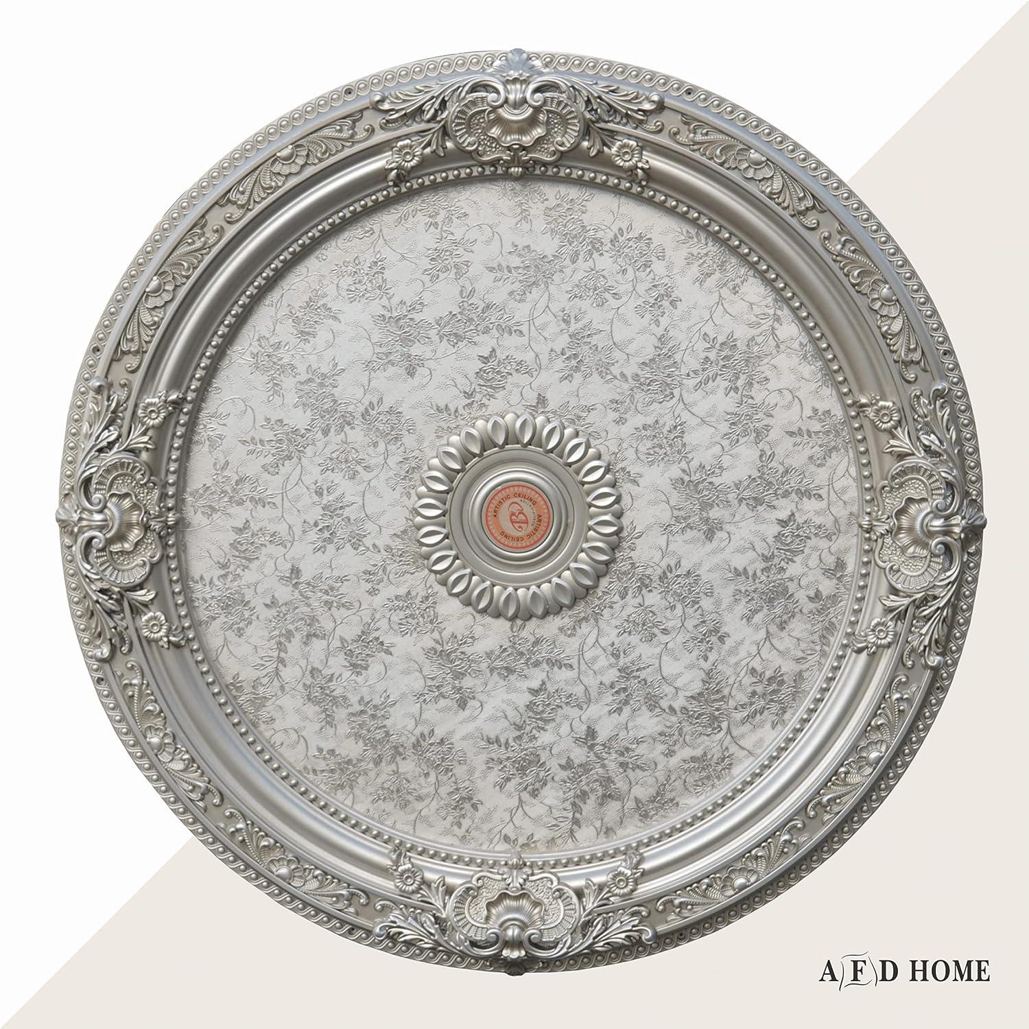 Round Chandelier Ceiling Medallion