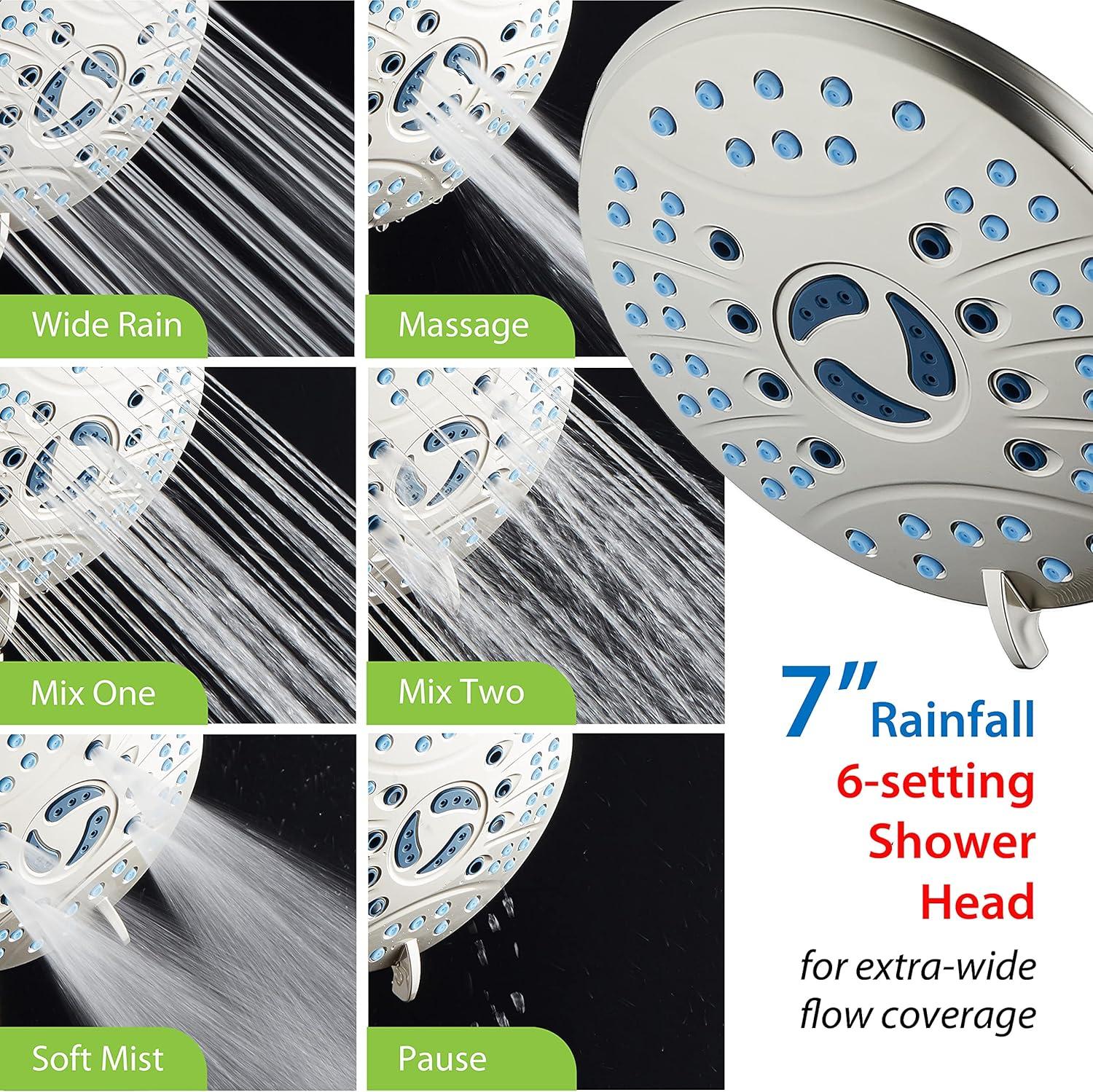 Dual Shower Head 2.5 GPM GPM
