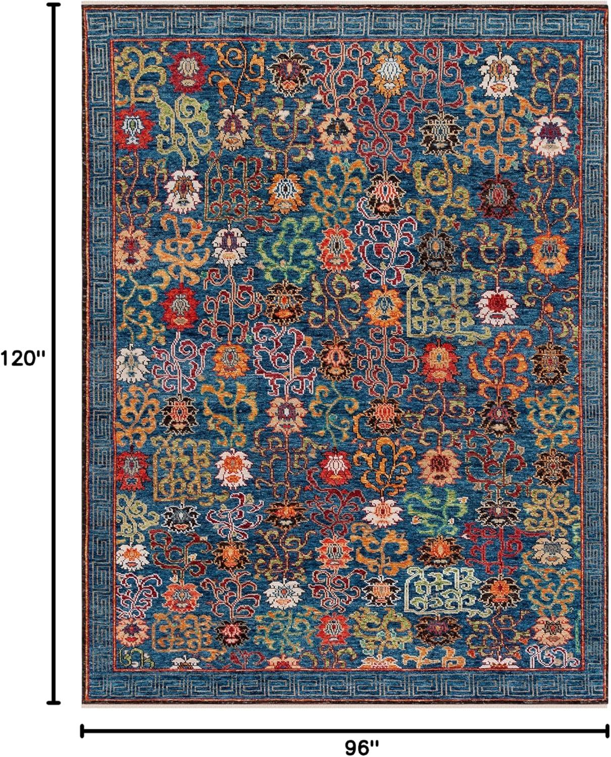 Safavieh Sultanabad Hand Knotted 80% Wool And 20% Cotton Floral Rug