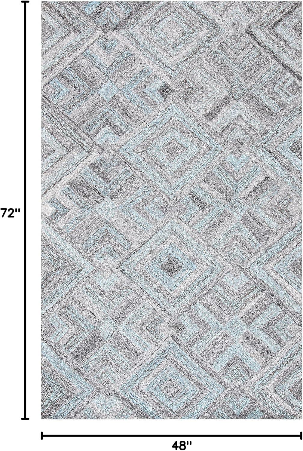 Abstract ABT642 Hand Tufted Area Rug  - Safavieh