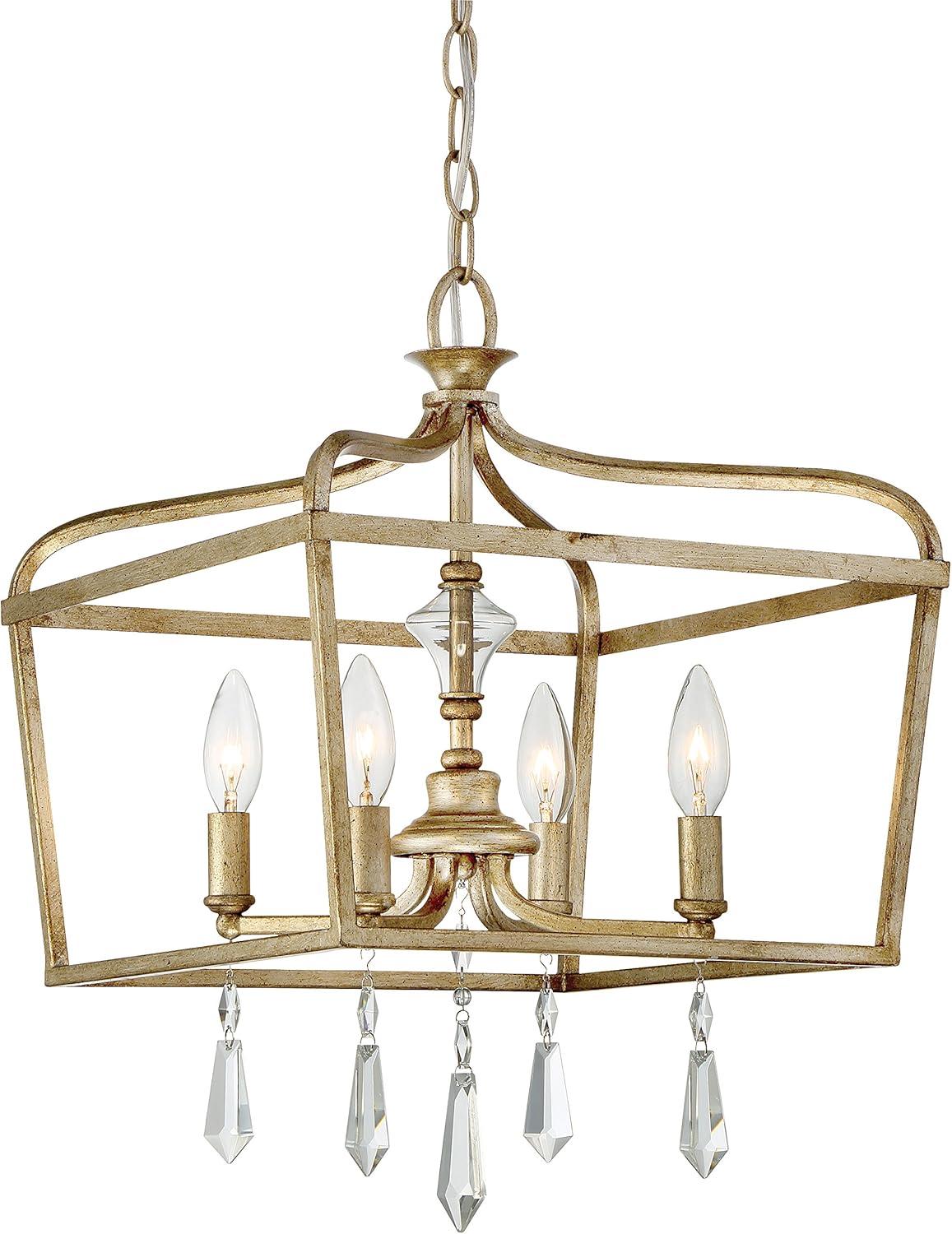 Minka Lavery Laurel Estate 14 1/4" Wide Brio Gold 4-Light Pendant