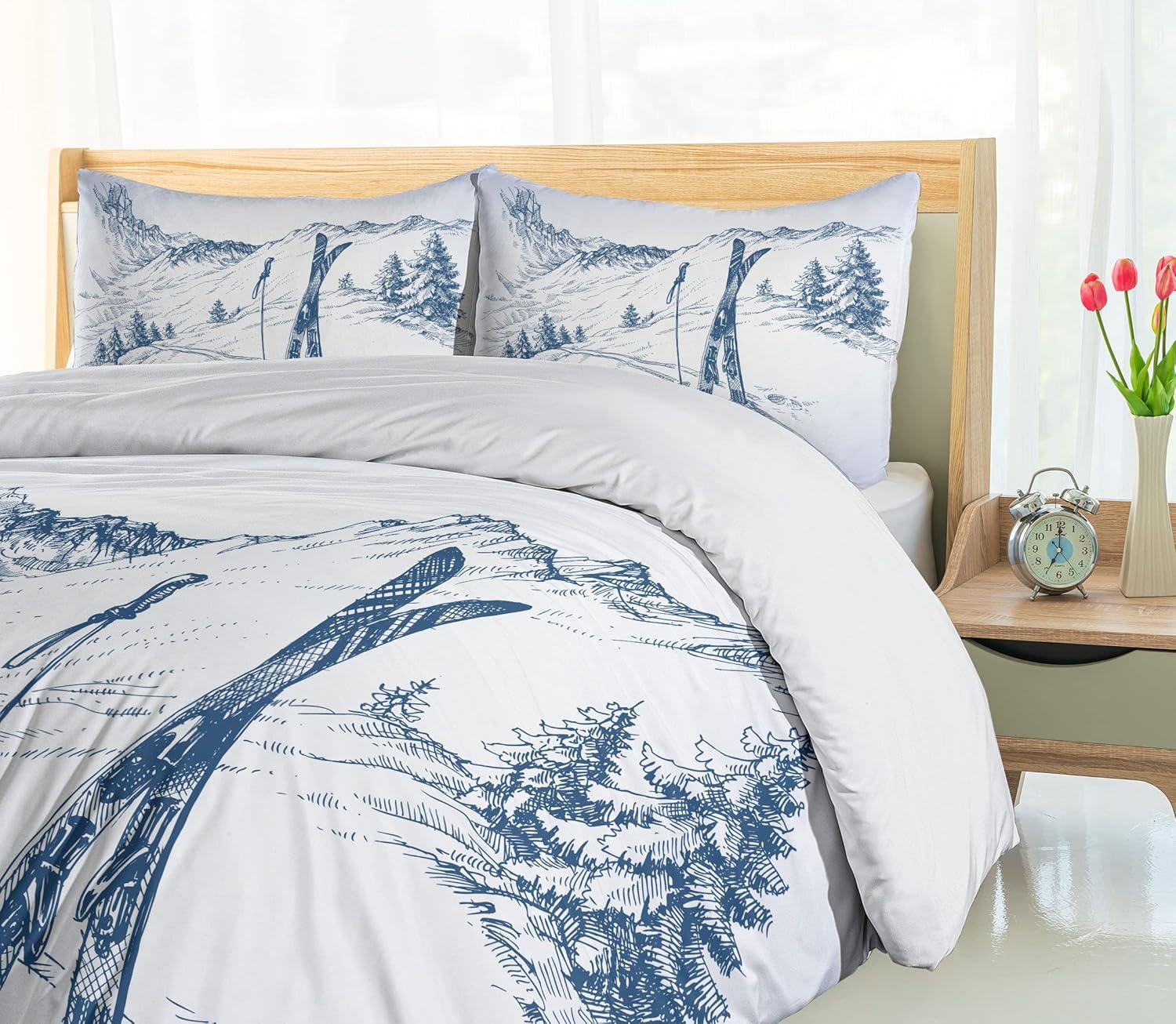 Winter Farmhouse / Country Duvet Cover Set