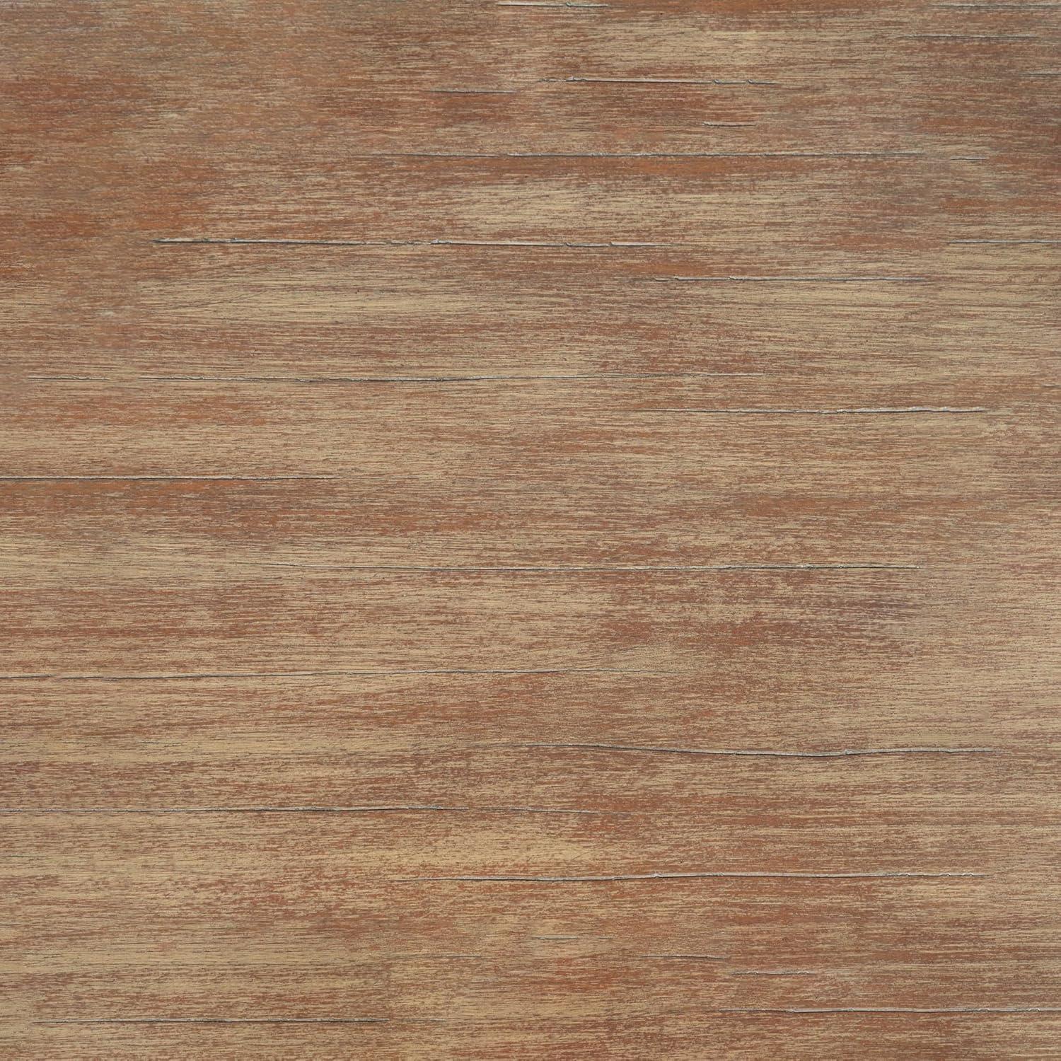 Escondido Outdoor Patio Round Dining Table in Light Eucalyptus Wood