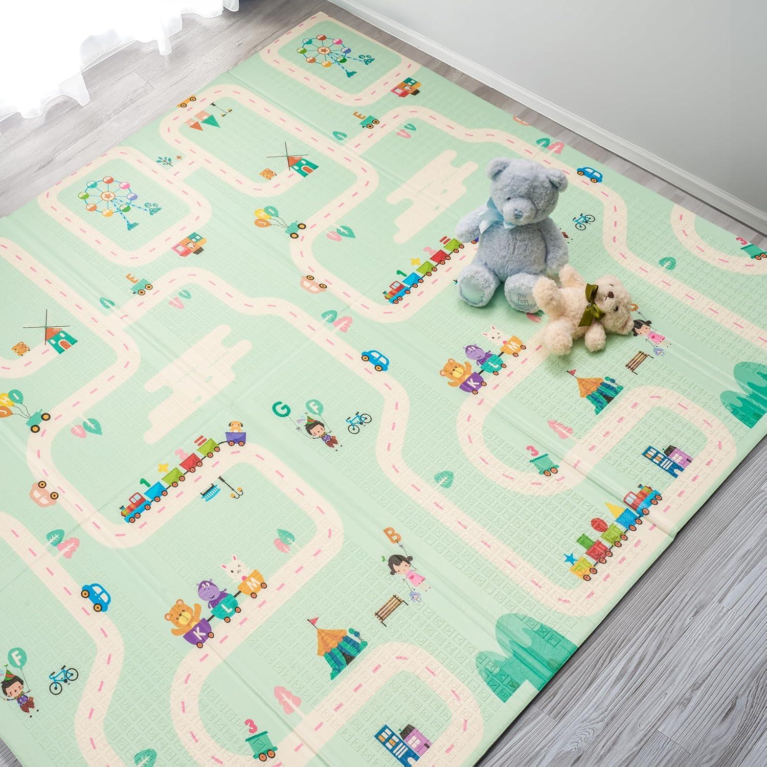 Sorbus Sorbus 78" Road Trip Route Kids Foam Mats