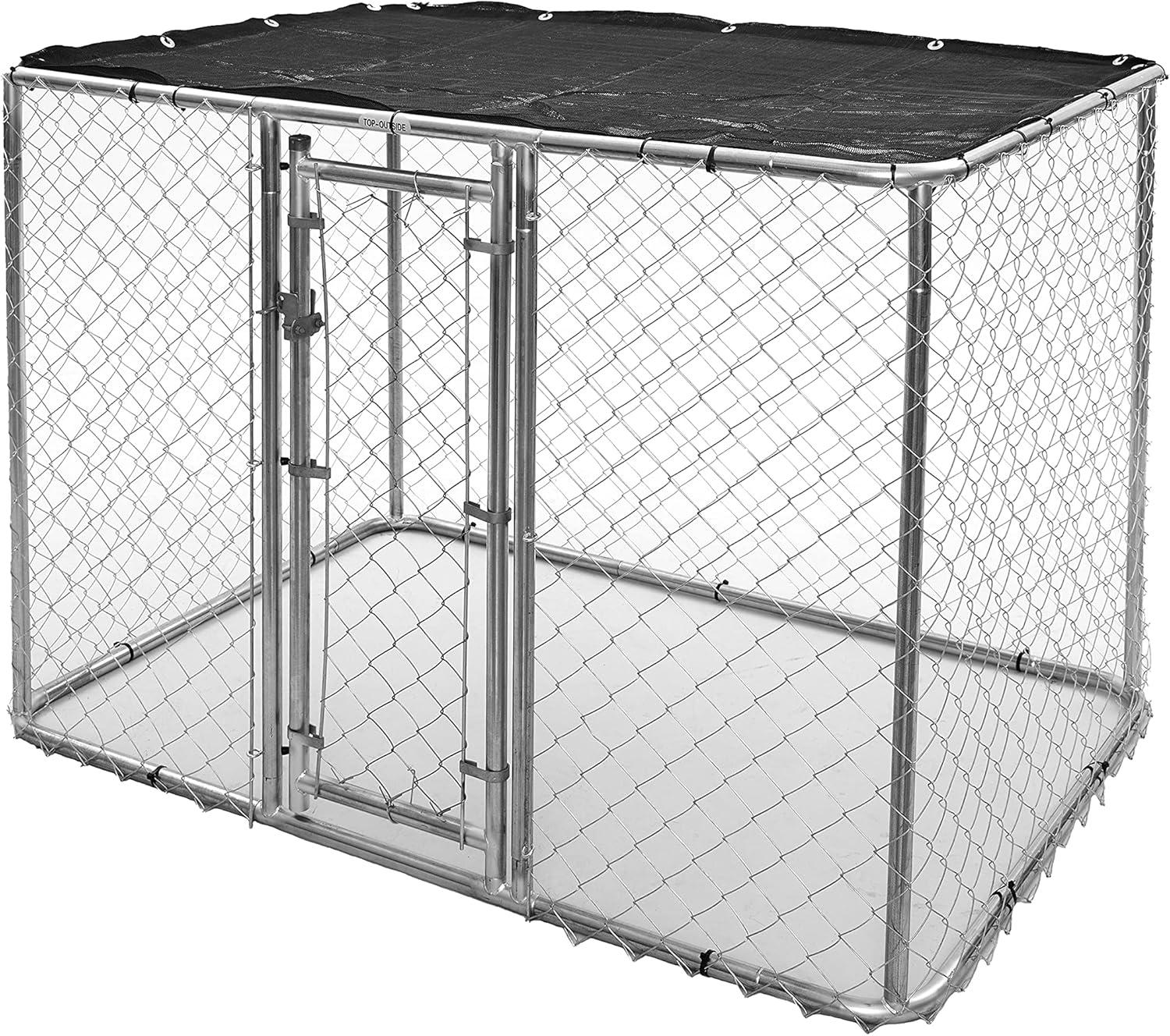 Midwest Homes For Pets MidWest Homes for Pets Chain Link Outdoor Dog Kennel  with Sunscreen