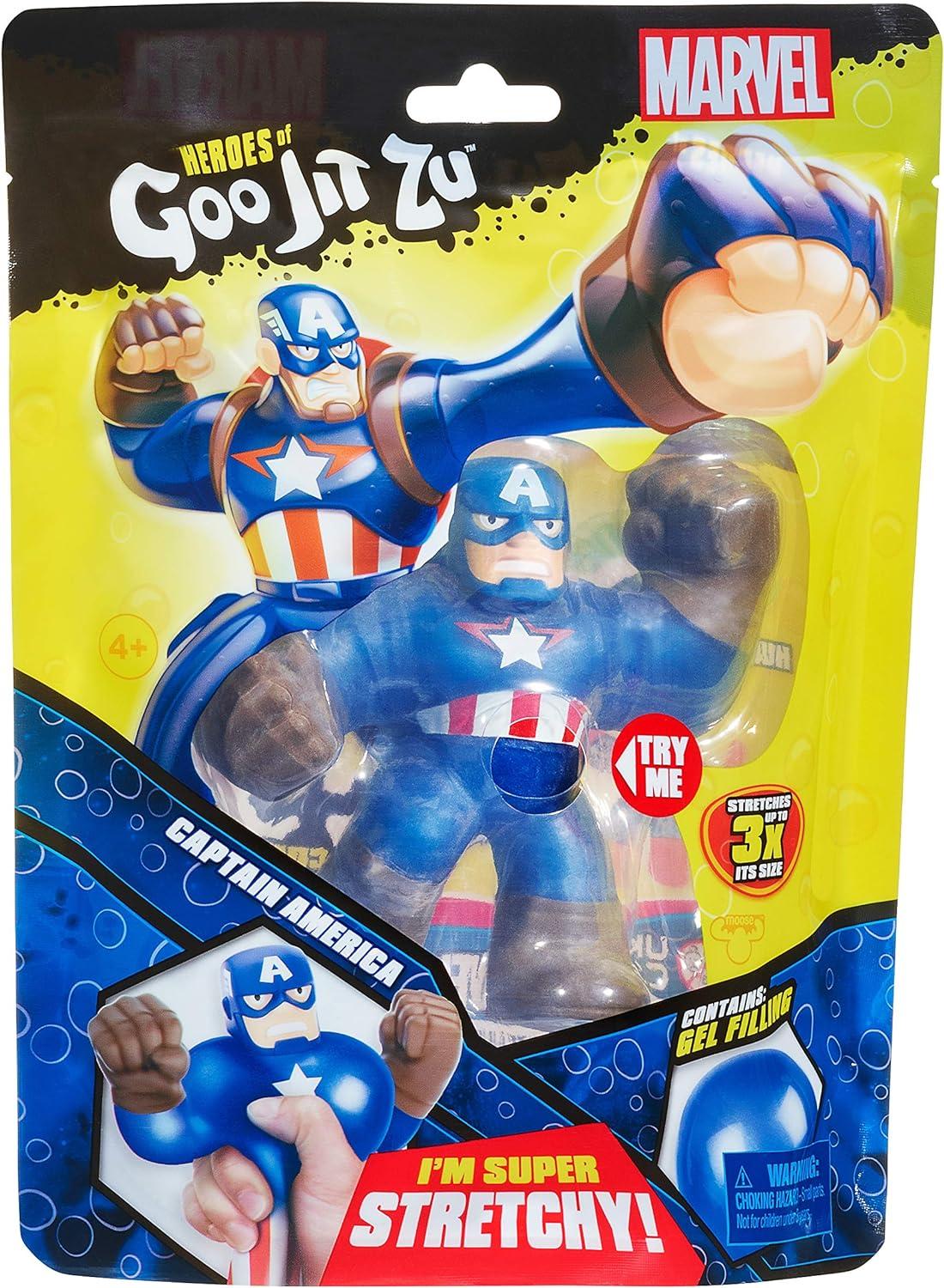 Heroes of Goo Jit Zu Licensed Marvel Hero Pack - Captain America