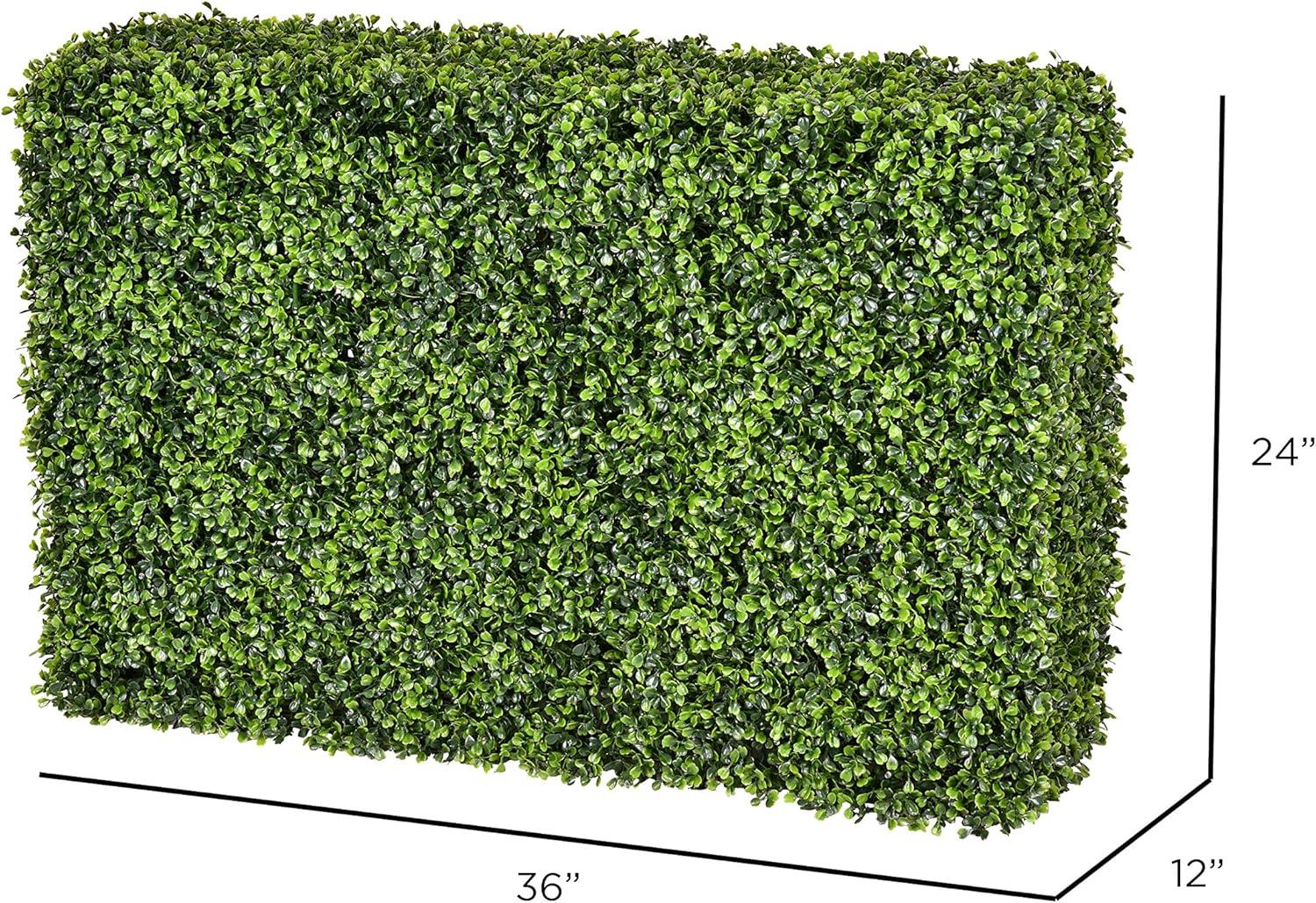 Vickerman Artificial Green Boxwood Hedge