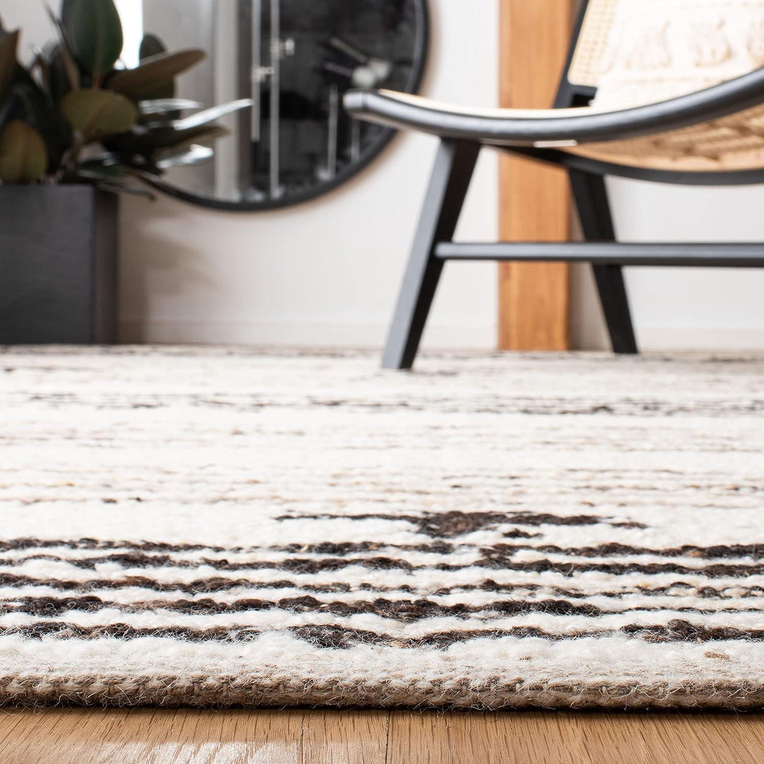 Abbie-Lea Natura Hand Woven 90% Wool And 10% Cotton Southwestern Rug