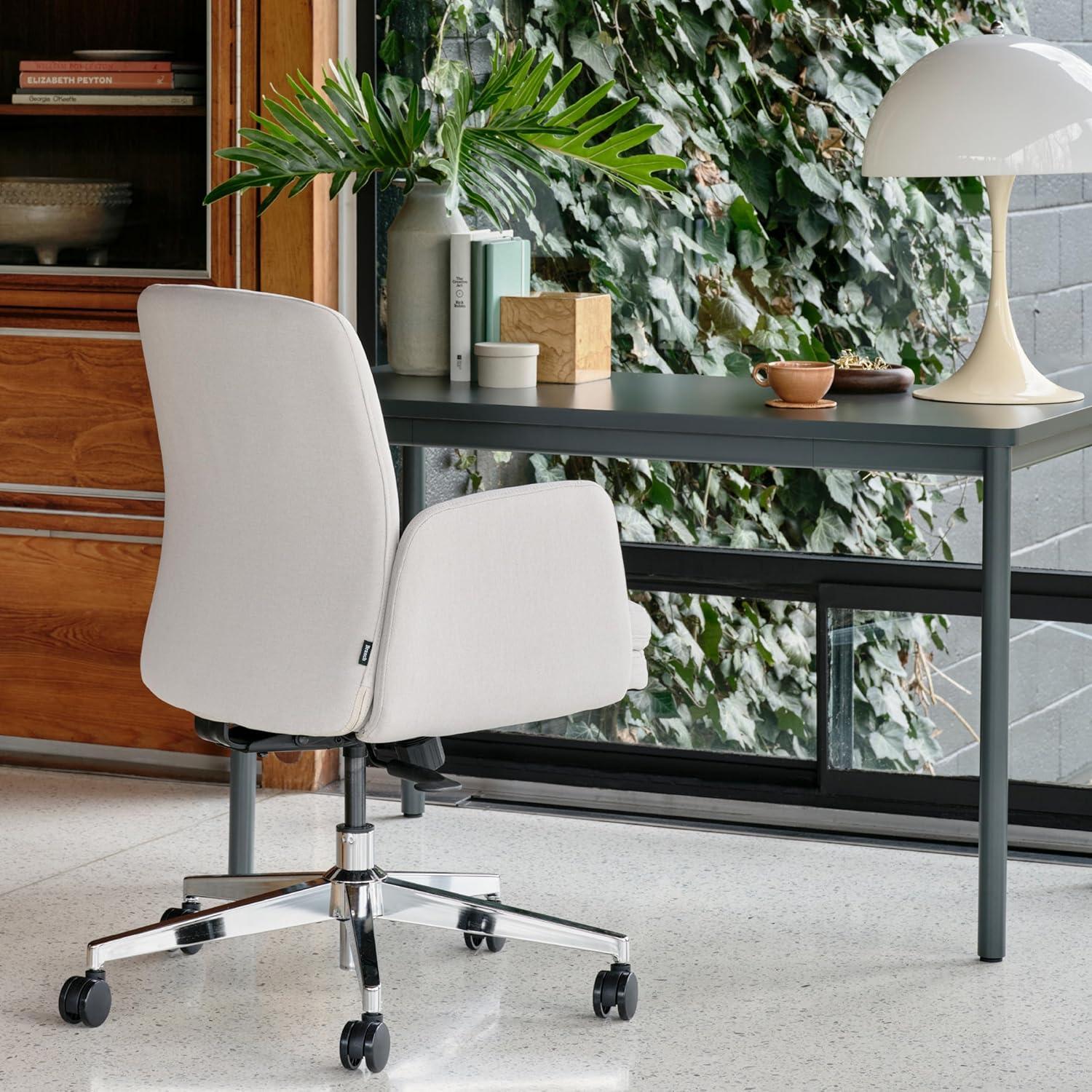 Overcast Fabric Mid Back Swivel Executive Chair