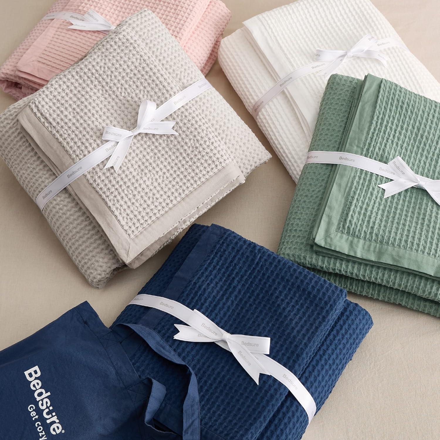 Bedsure Bedsure 100% Cotton Waffle Weave Duvet Cover