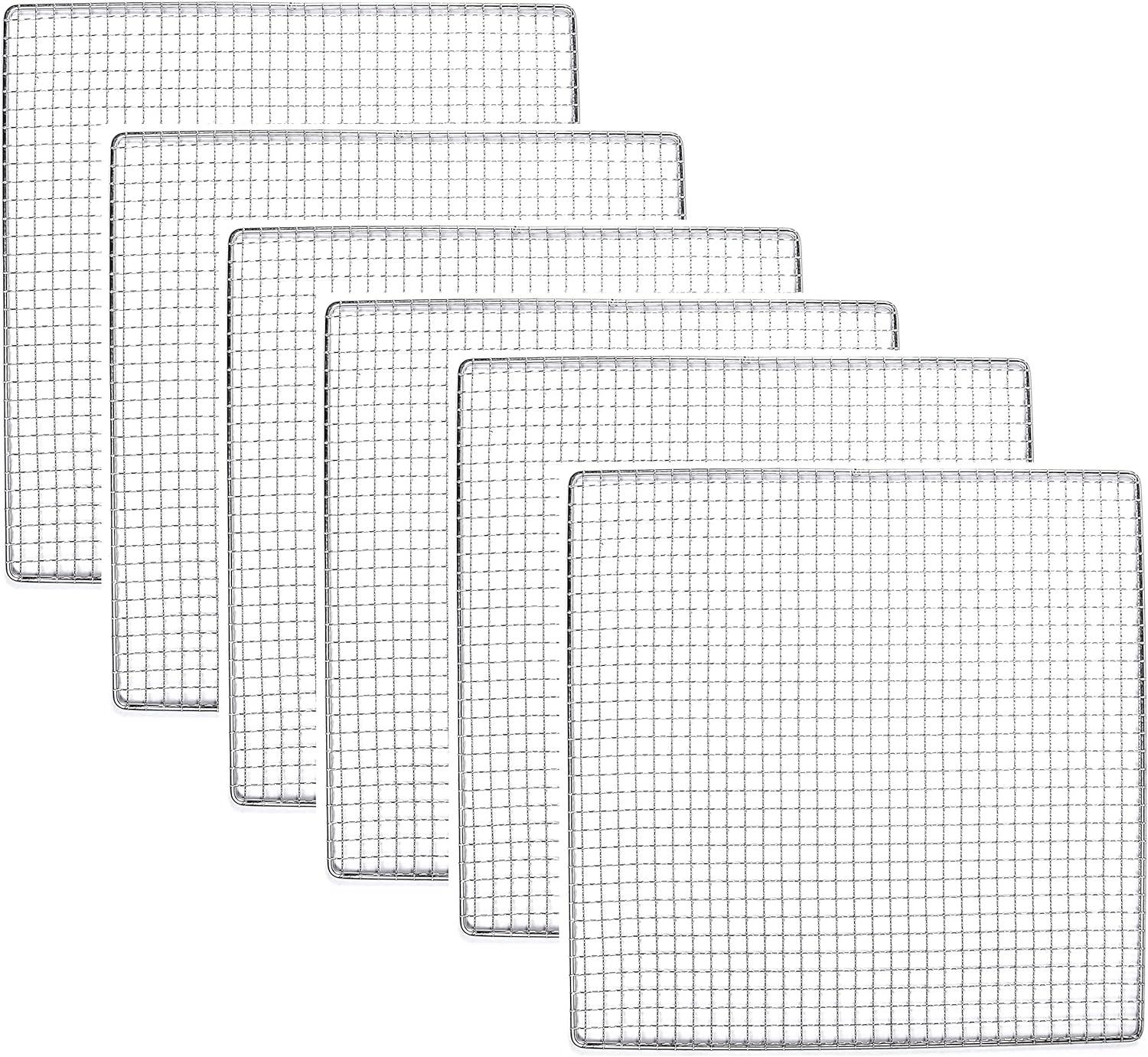 6 Pack Stainless Steel Dehydrator Trays 12" x 13"