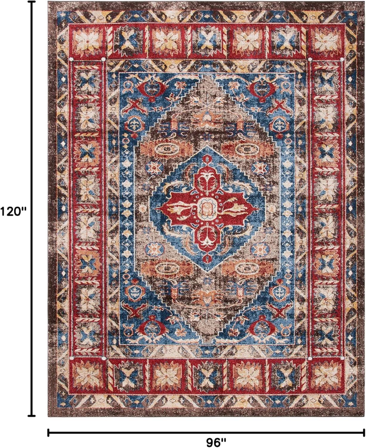 Safavieh BIJAR, BROWN / ROYAL, 8' X 10', Area Rug