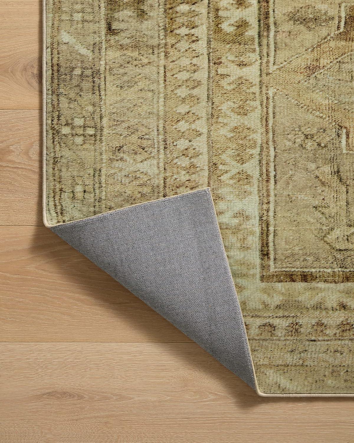 Sinclair II Rug by Magnolia Home by Joanna Gaines x Loloi - Khaki and Tobacco / 2' x 5'