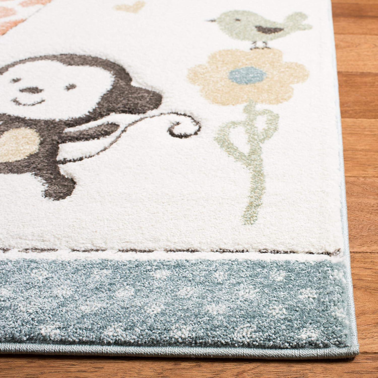 Carousel Kids  CRK120 Loomed Indoor Accent Rug - Ivory - 3'3"x5'3" - Safavieh