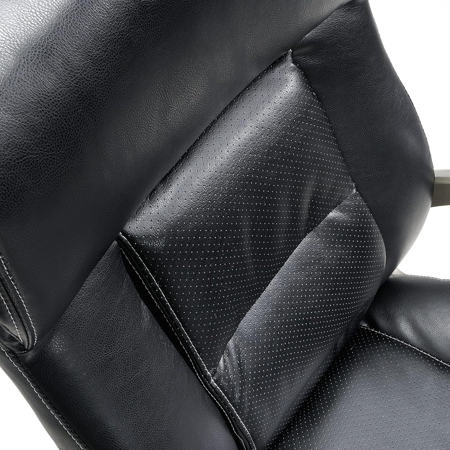 Leather Office Chair with Headrest