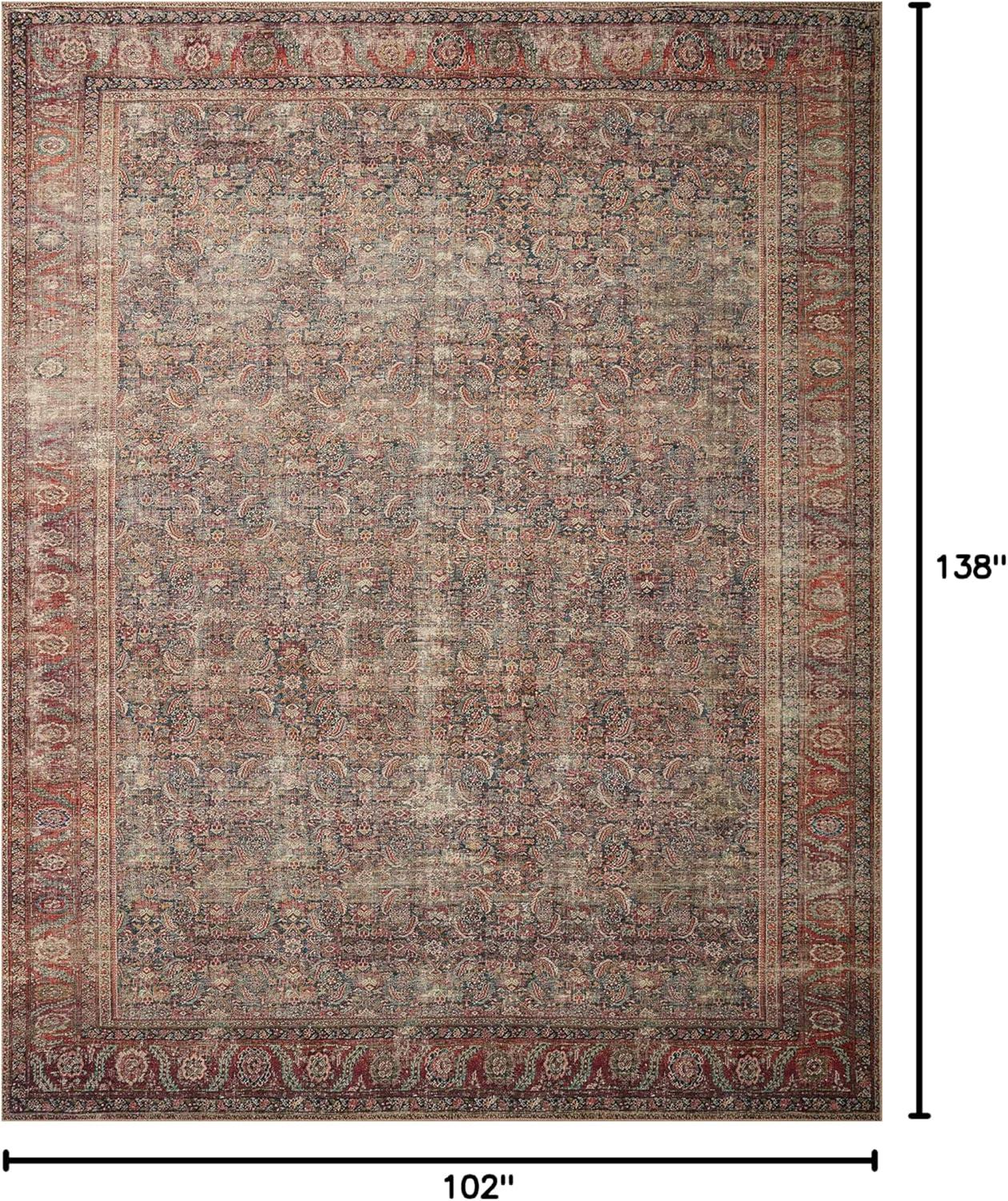 Loloi II Wynter WYN-09 Onyx / Multi Oriental Area Rug 8'-6" x 11'-6"